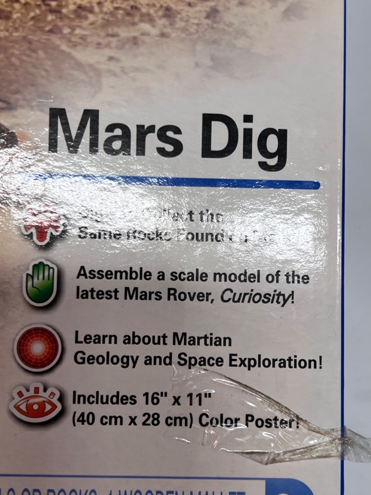 SMITHSONIAN MARS DIG NEW IN BOX AGE 8 +