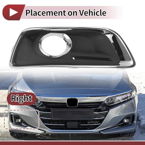 1 Pc Fog Light Grill for Chevy Malibu 2013-2014 Front Right Front Lower Bumper