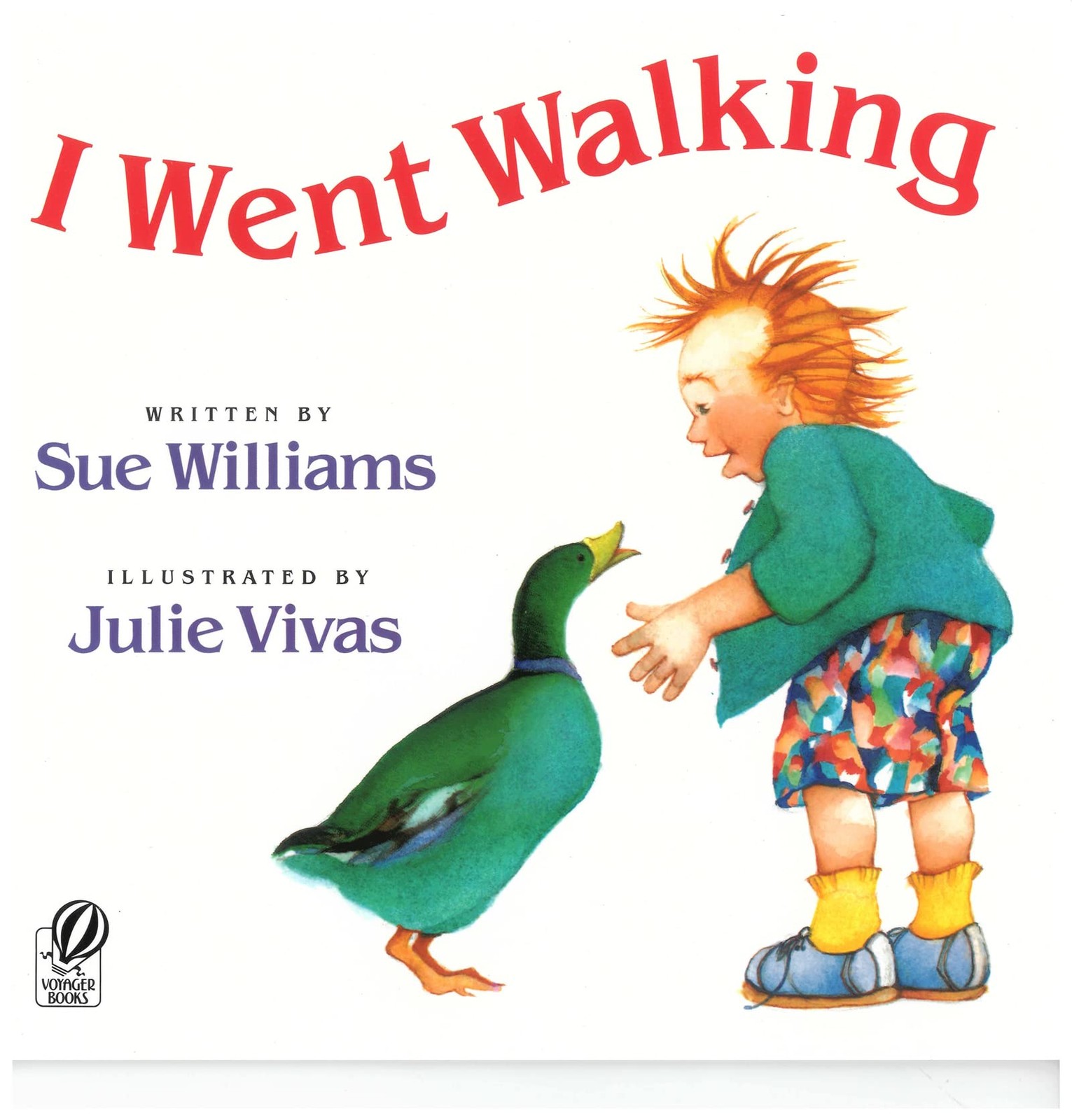I Went Walking: A Playful Picture Book About a Boy’s Stroll with a White