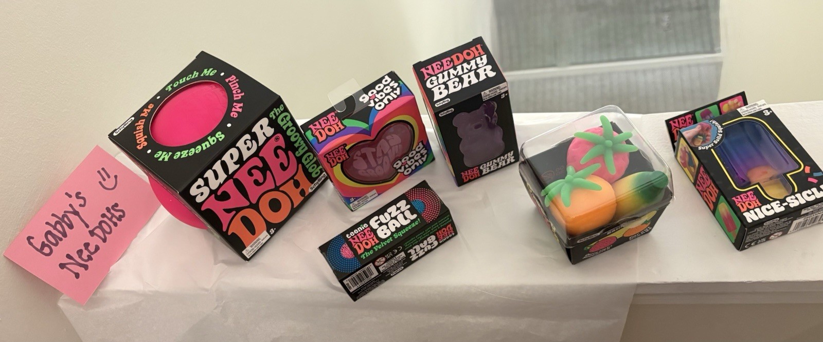10 Nee Dohs Viral Nee Doh Gift Basket 6 Separate Boxes!All Schylling & Authentic
