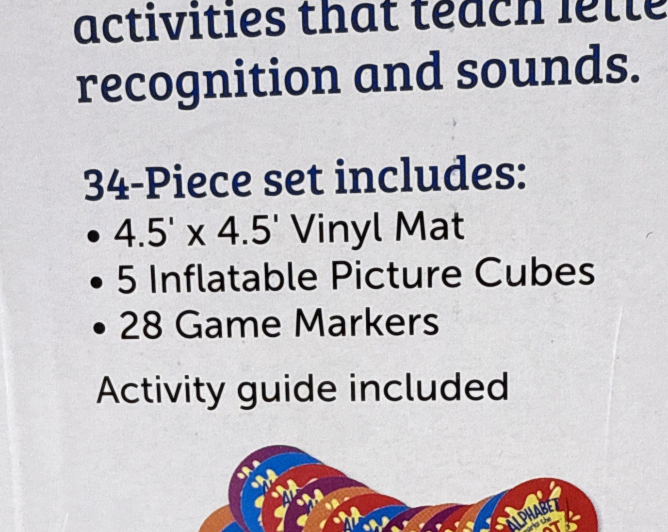 Learning Resources Alphabet Marks The Spot Floor Game Ages 5+ New In Box