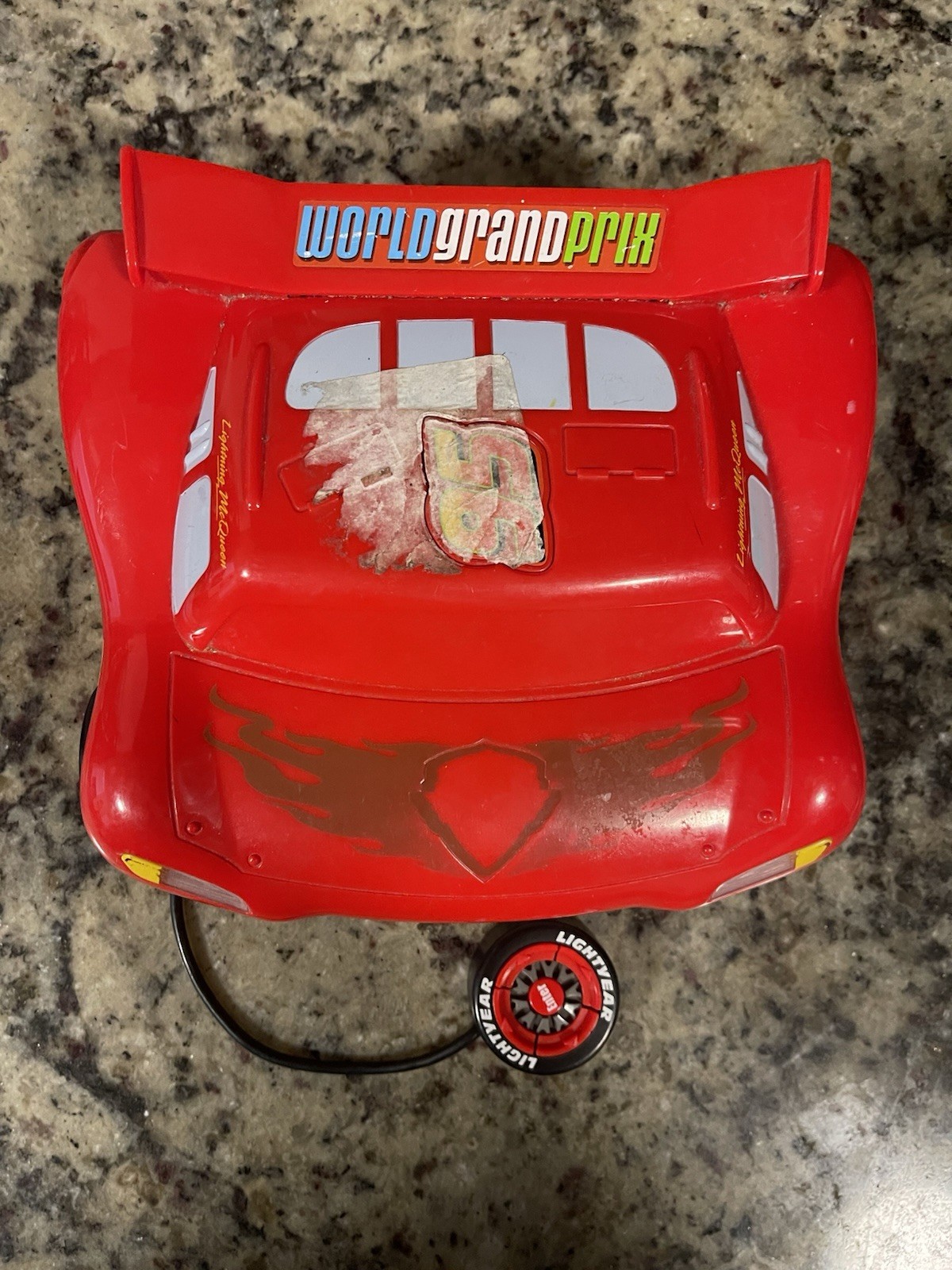 VTech Disney Pixar Cars 2 Lightning McQueen Learning Laptop Half Of Screen Works