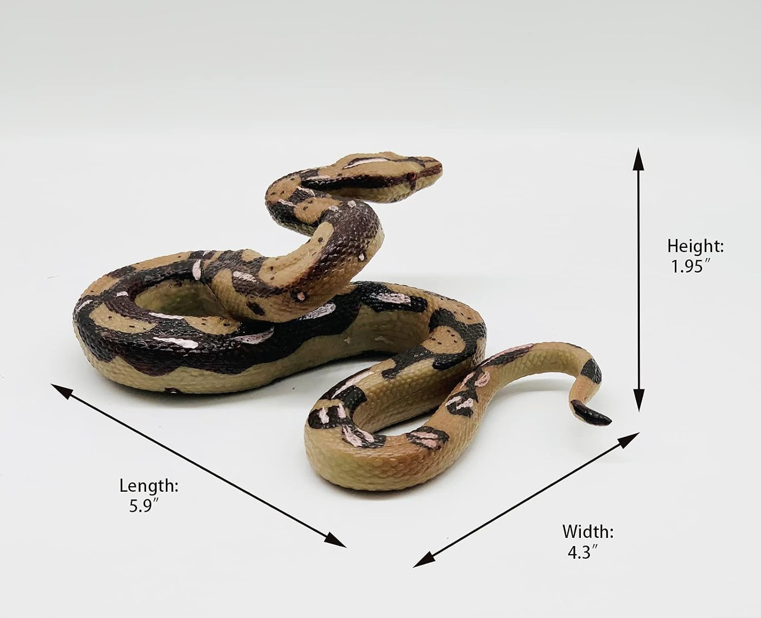 Snake Toys Scary Prank Boa Constrictor Python Animal Figures Gag Gifts Halloween