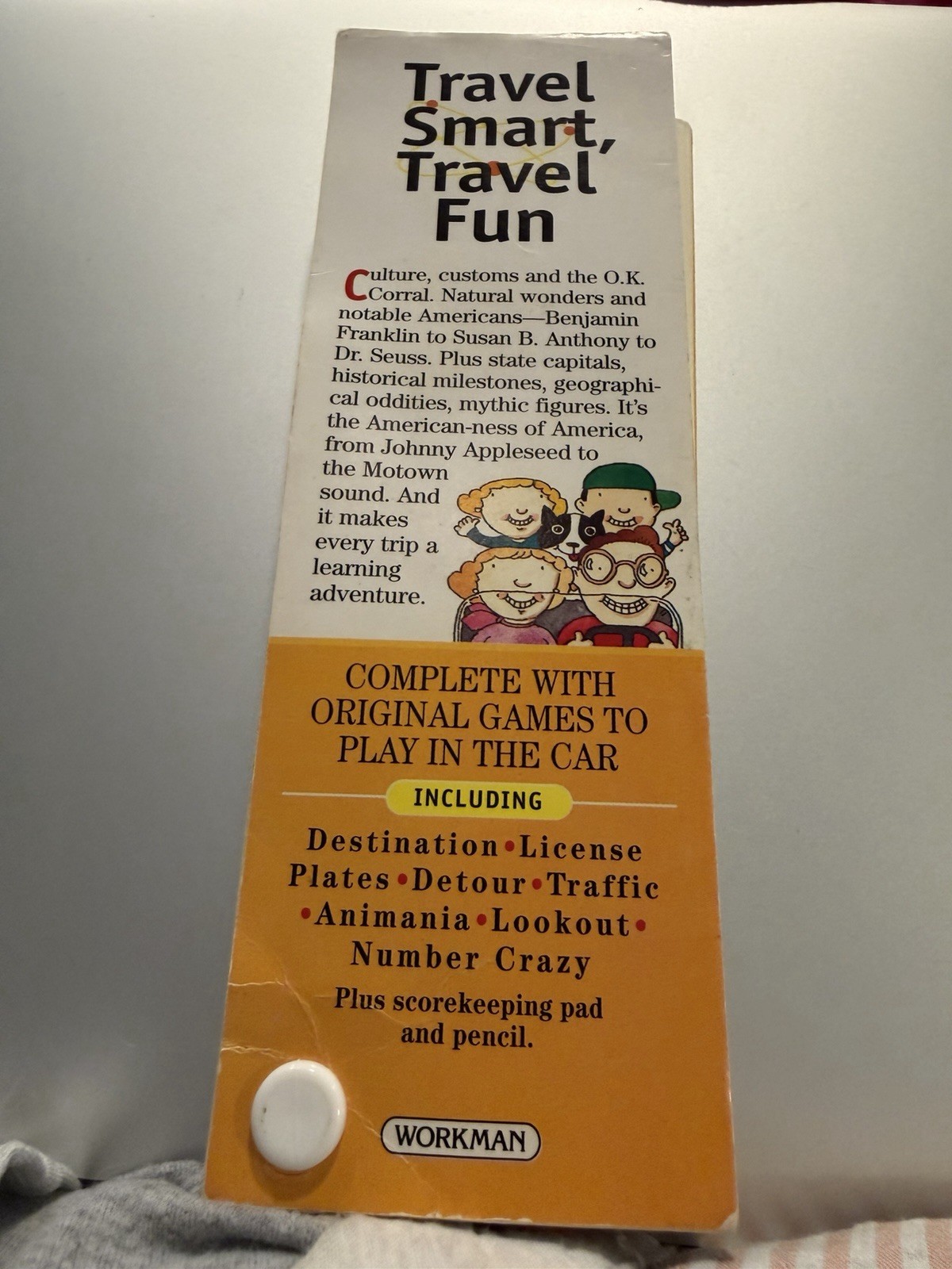 Brain Quest For The Car Ages 7 To 12 1100 Questions About America