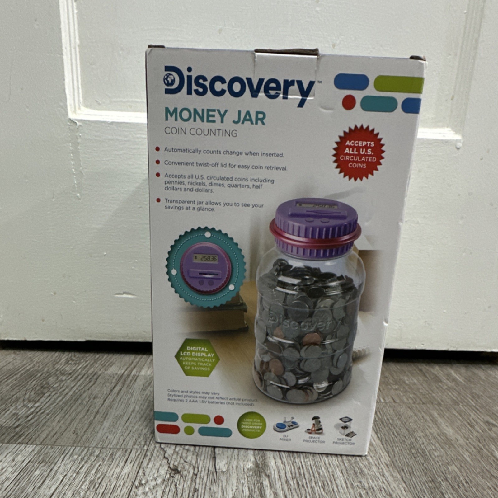 Discovery Money Jar Coin Counting Electronic Toy for Ages 8-11 Years