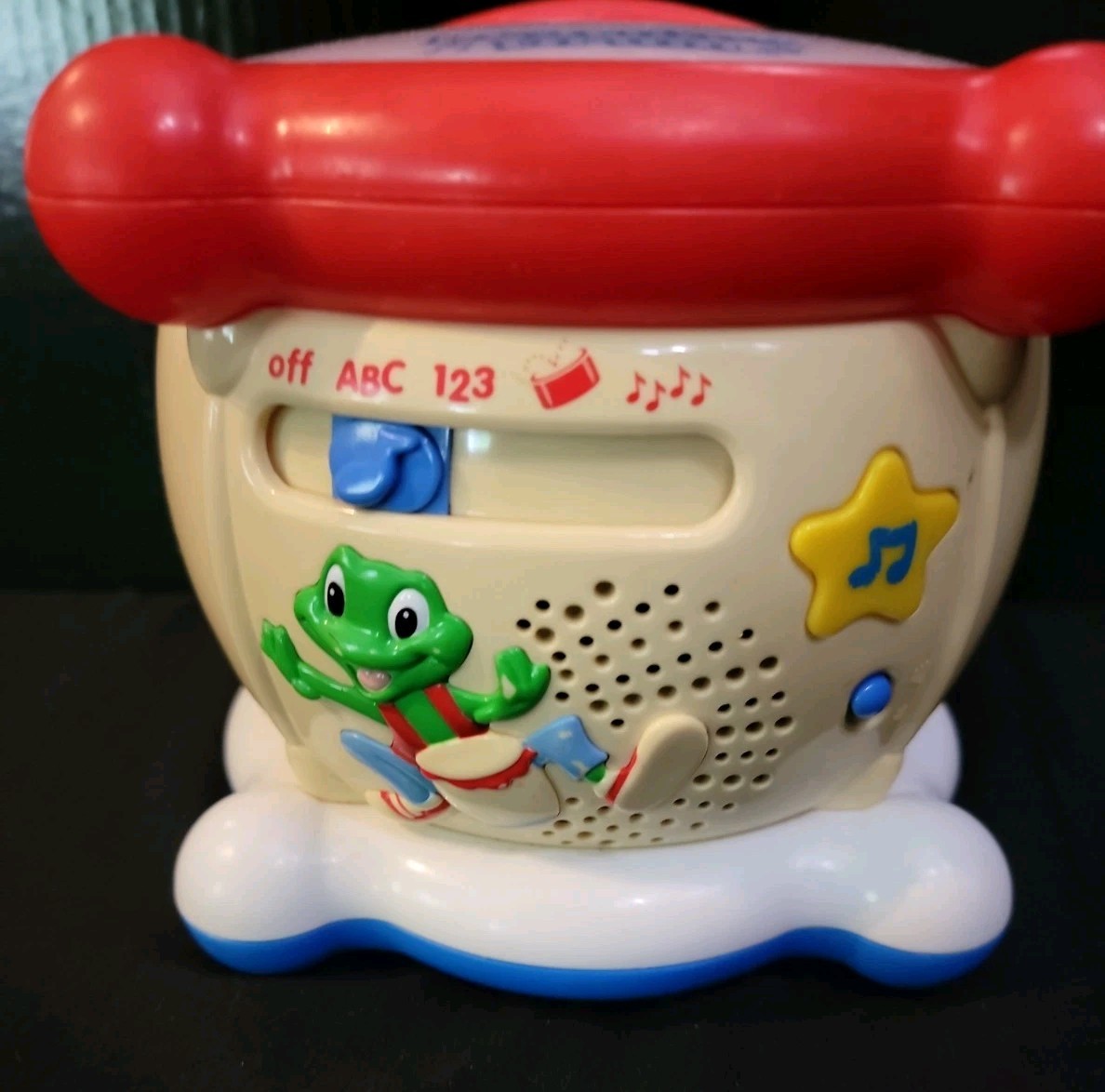 Leapfrog Learning Drum Educational Musical Lights Sounds ABC 123 Vintage 2001