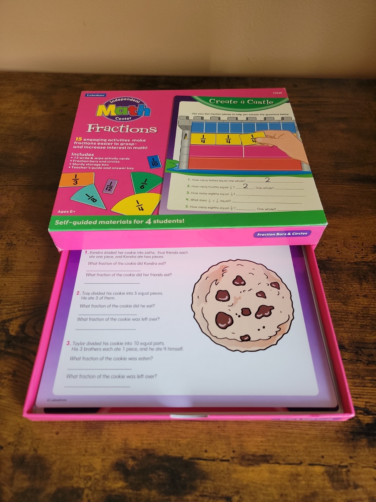 Lakeshore Learning Independent Math Center Fractions 2003 Education Homeschool