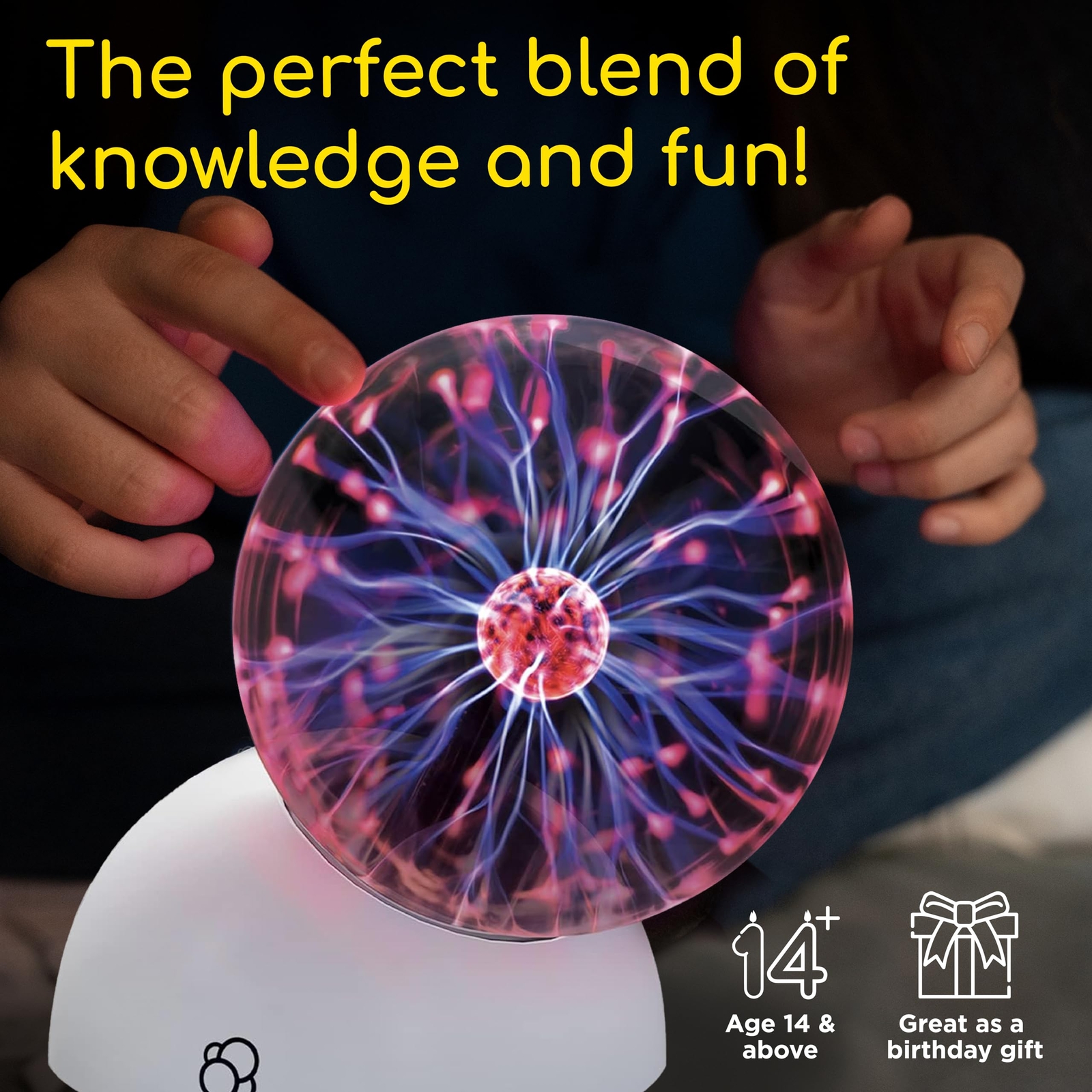 Plasma Ball Science Kit Electric Light Show Sound Activated USB Powered Display