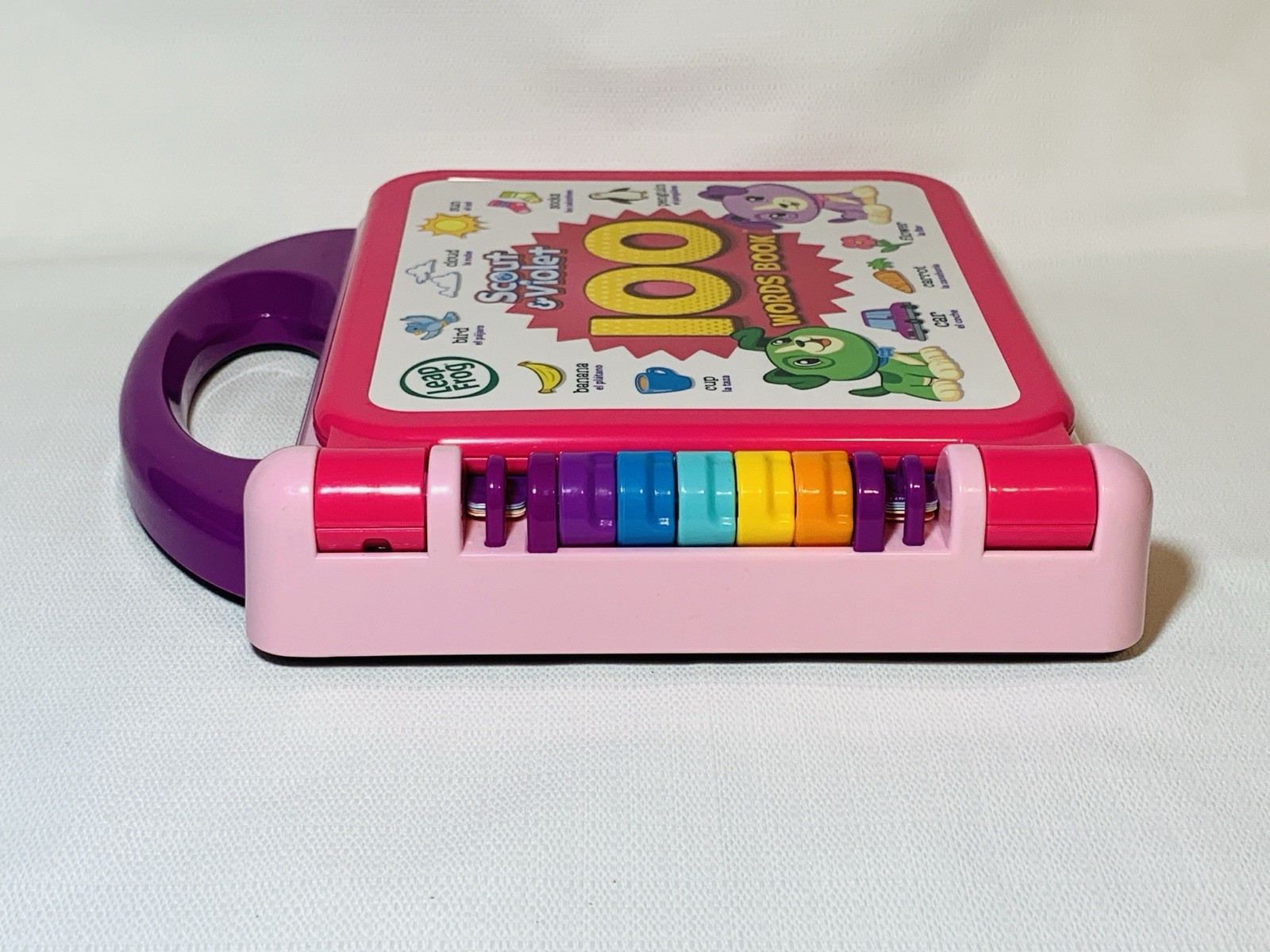 LeapFrog Scout & Violet 100 Words Book – Bilingual English/Spanish Learning Toy