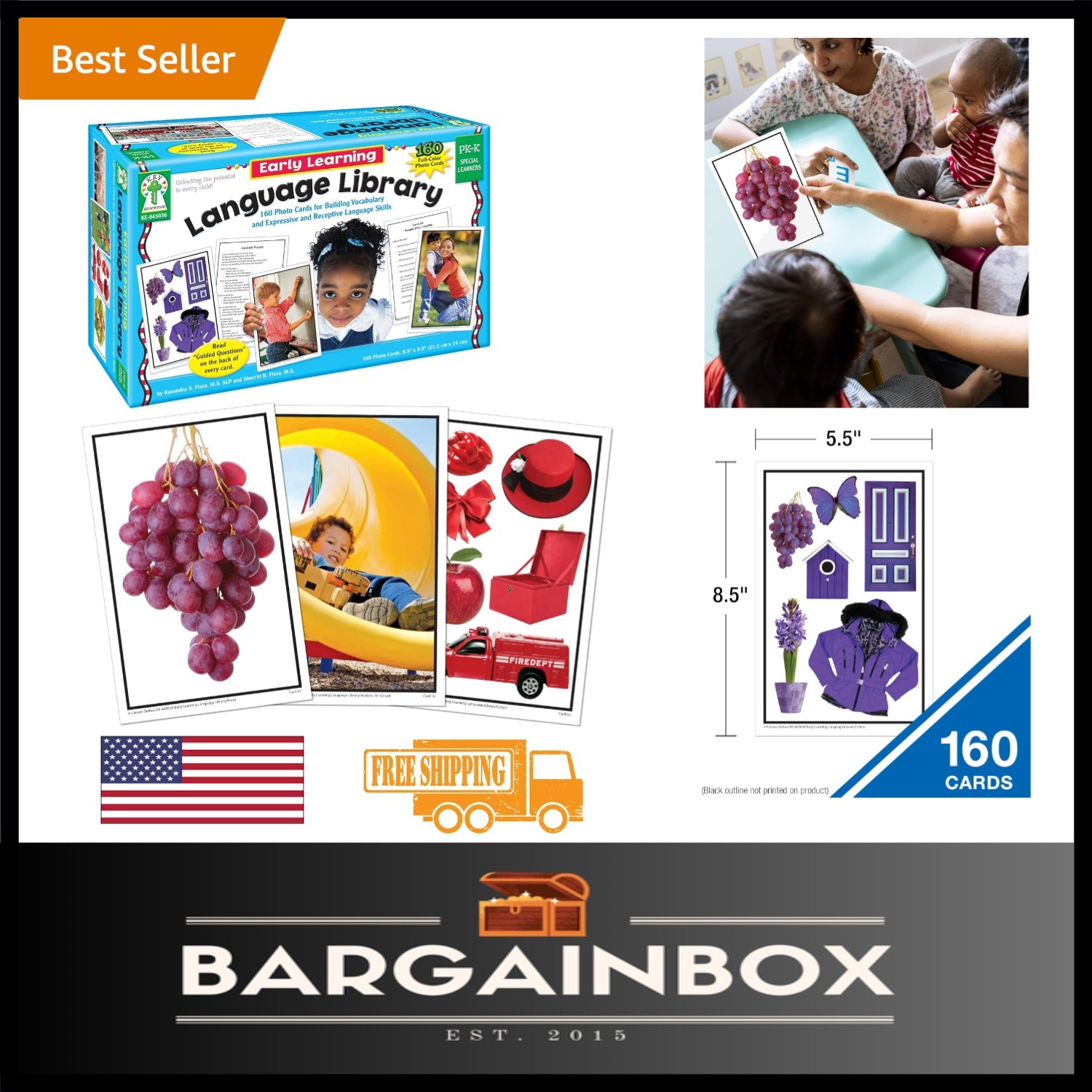 Interactive Toddler Flash Cards – 160 Engaging Vocabulary Cards for Ages 3+