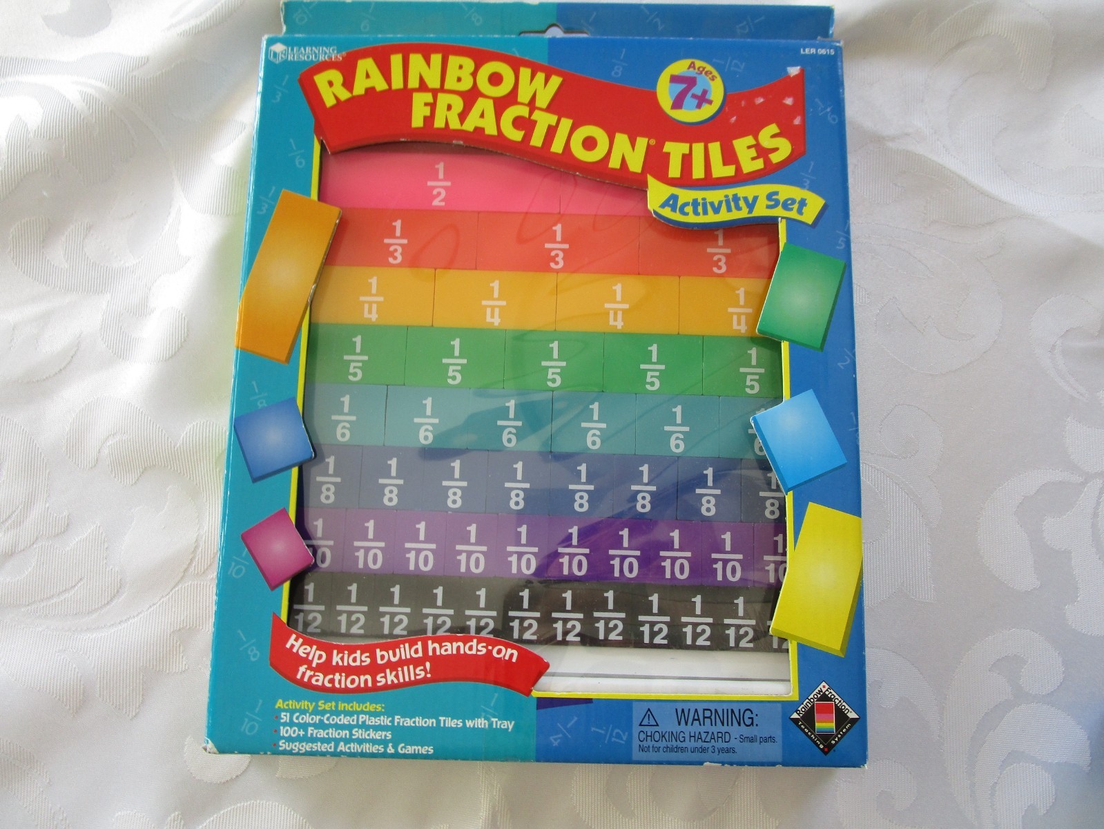 Lakeshore Learning RESOURCE LOT OF 2, VISUALIZE IT ADD SUBTRACT, FRACTION TILES