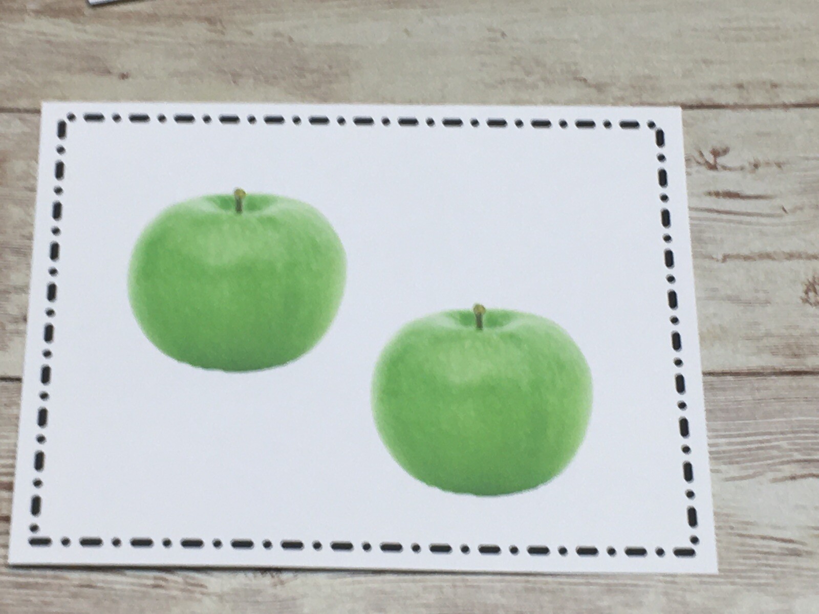 Apple Count 1 – 20 – Cards for Learning Center 52 Matching Cards