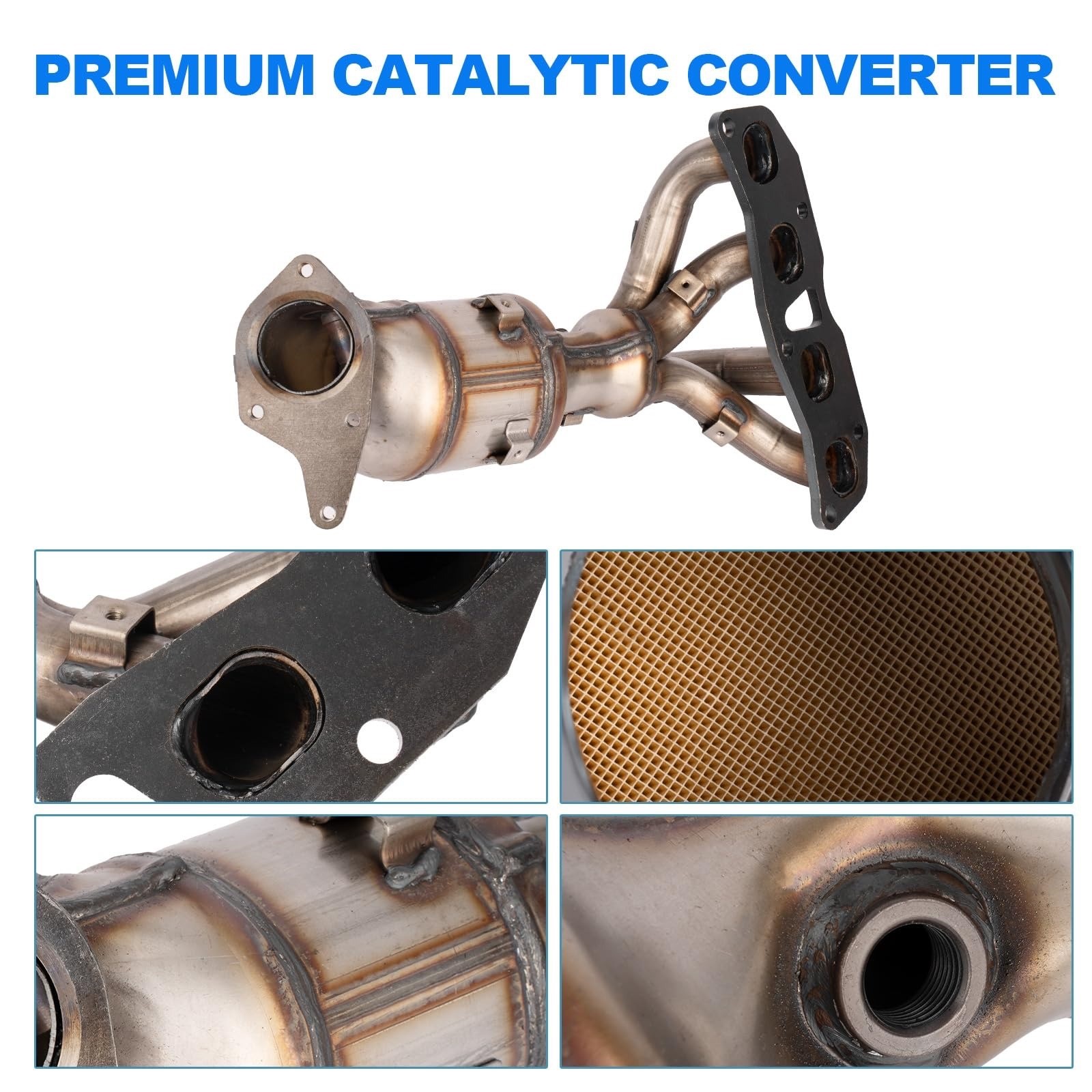 High Flow Front Catalytic Converter Kit Compatible Nissan Altima 2007-2013 NEW