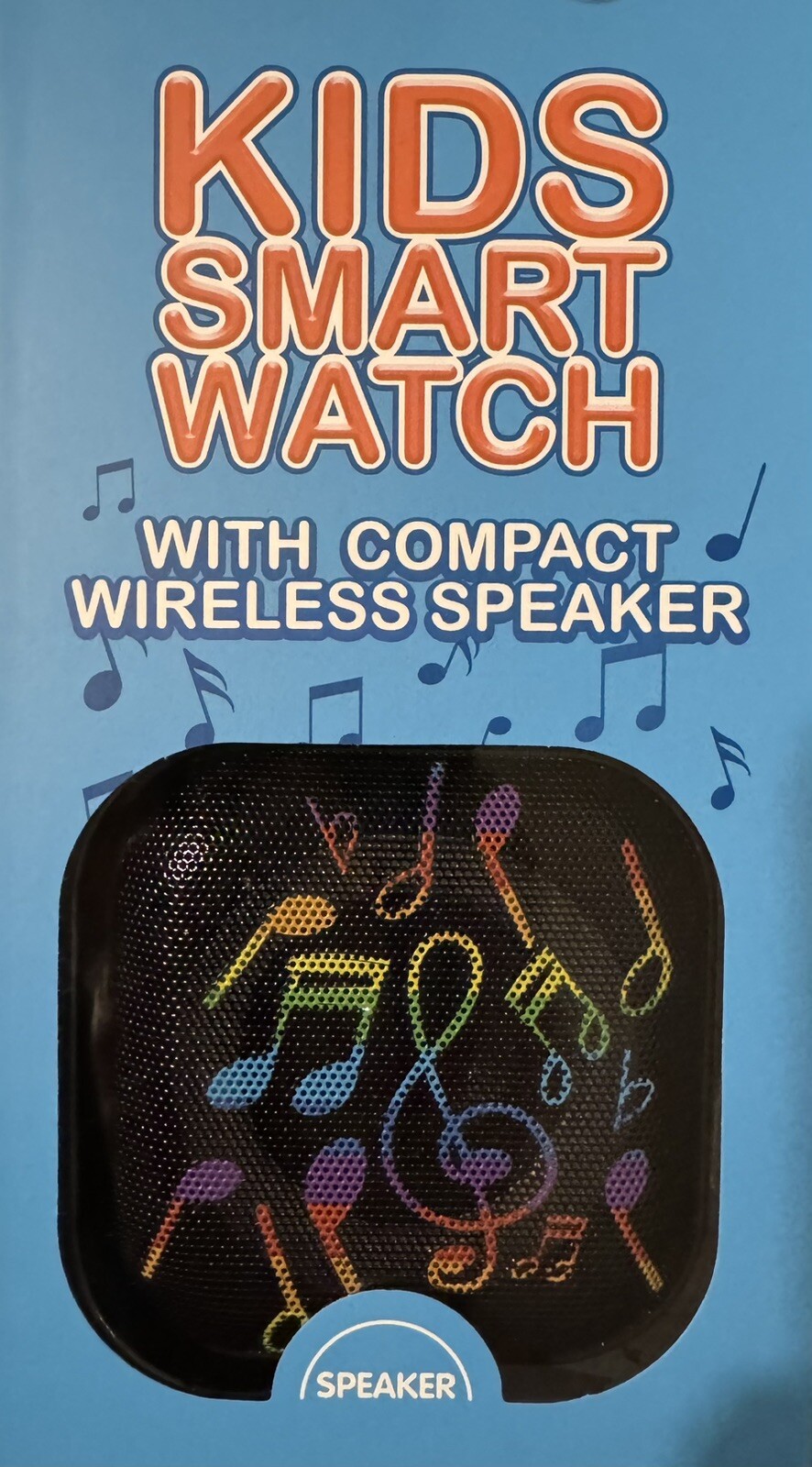 iTech Jr Kids Smart Watch w/ Compact Wireless Speaker – Music 25+ Games – Boys