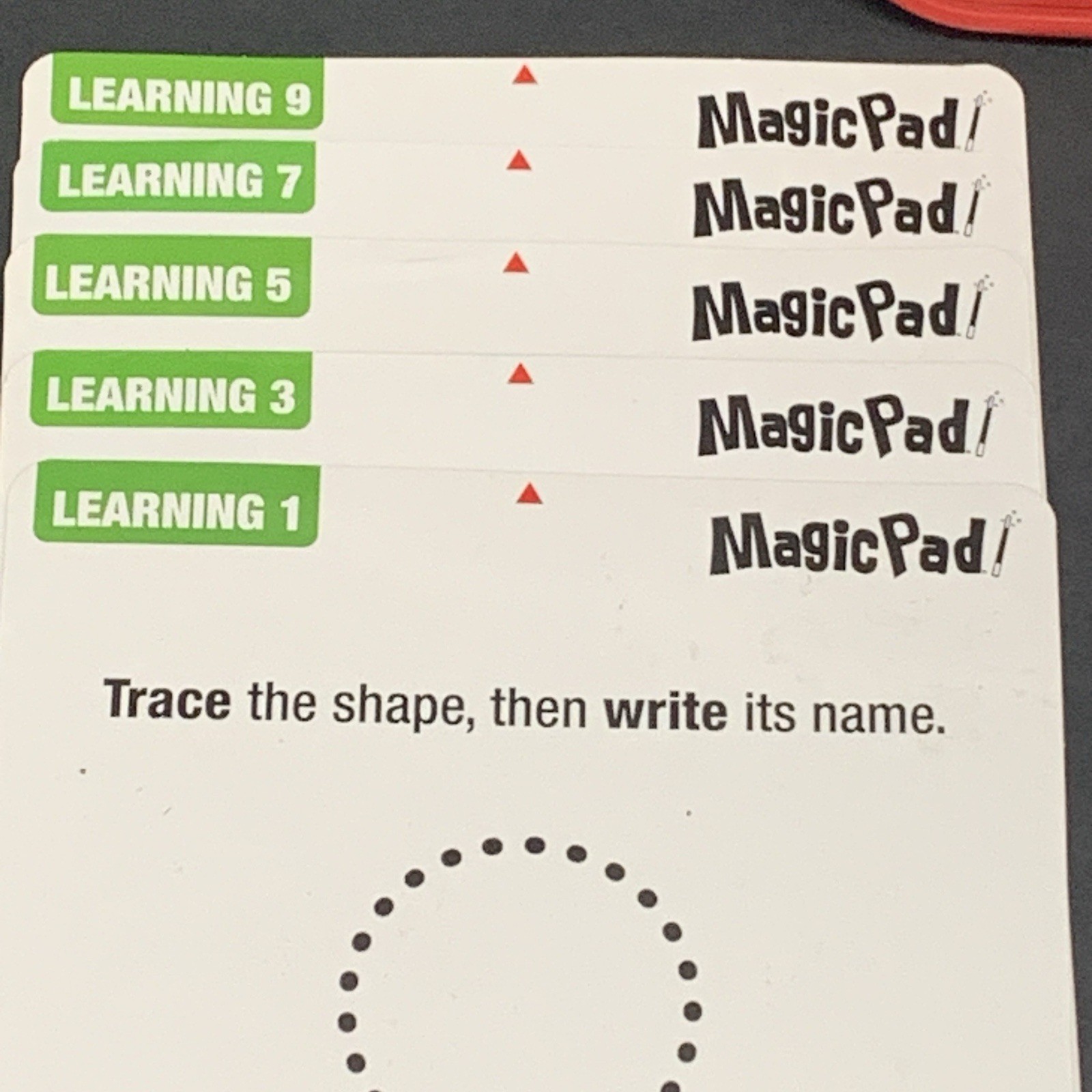 Magic Pad LED writing screen drawing tablet Math Drawing Writing Dry Erase Learn