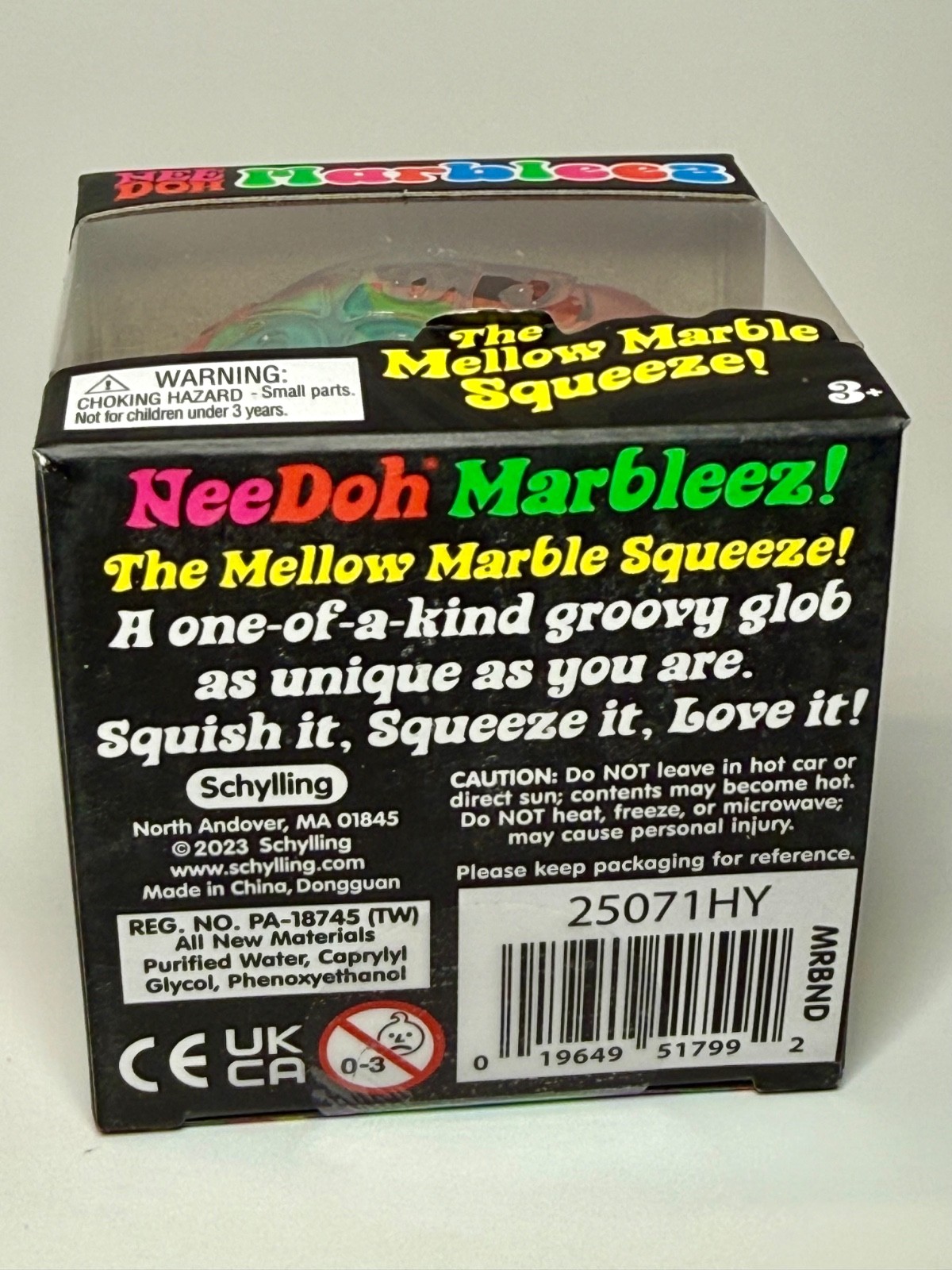 ULTRA RARE 🔥 NeeDoh Marbleez Mellow Marble Multicolor Squishy Toy ✨ AUTHENTIC