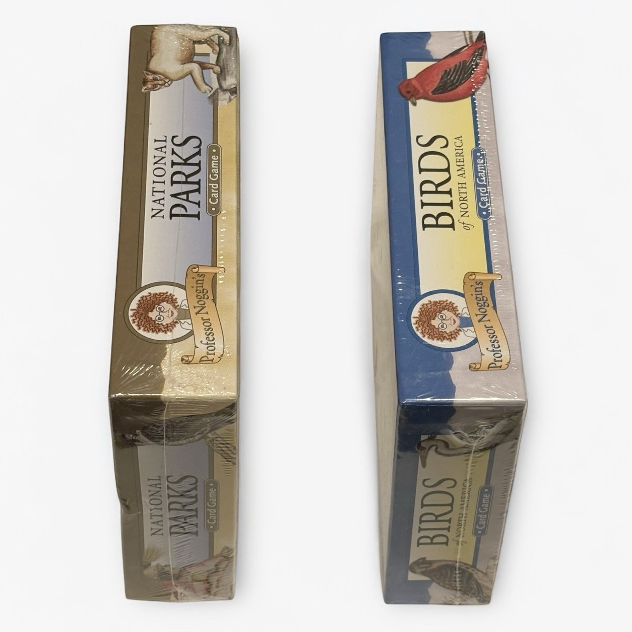 NEW Lot of 2 Professor Noggin’s Card Games National Parks & Birds North America