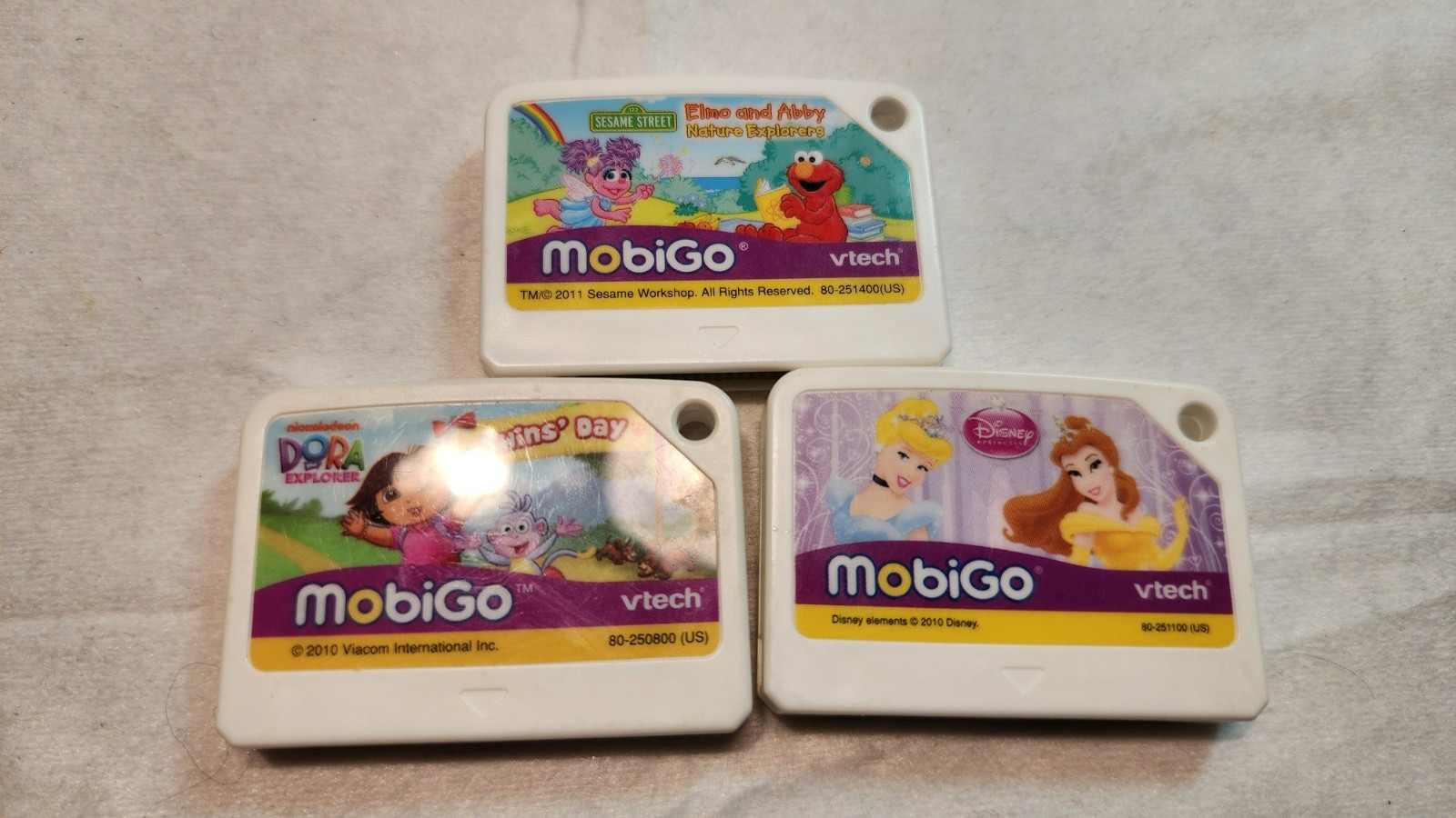VTech MobiGo 2 Pink Touch Learning System w/ 3 Games Tested Works Case Handheld