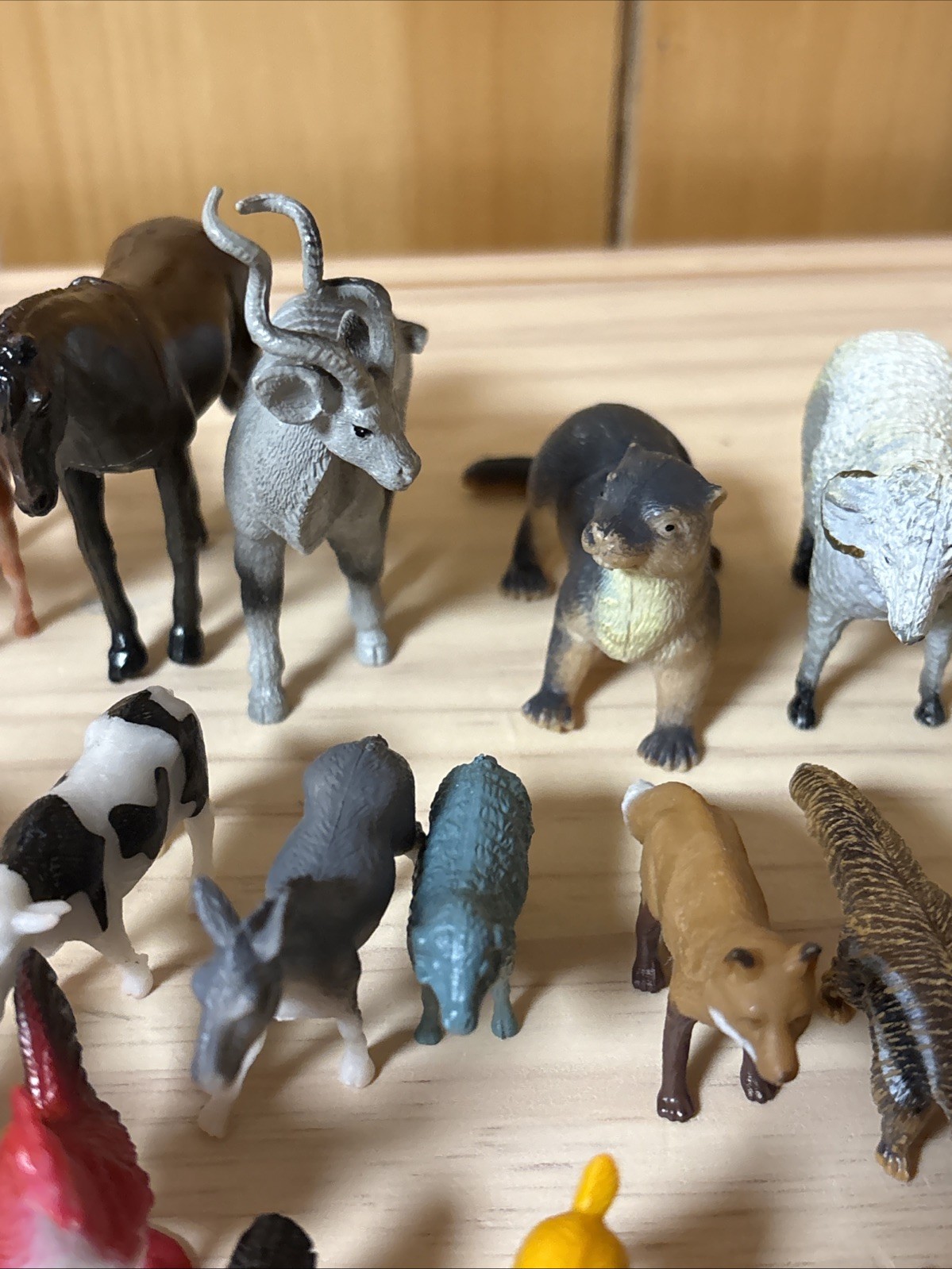 Animal Figure Zoo Safari Farm Wildlife Plastic Toys Mixed Animals Lot of 27