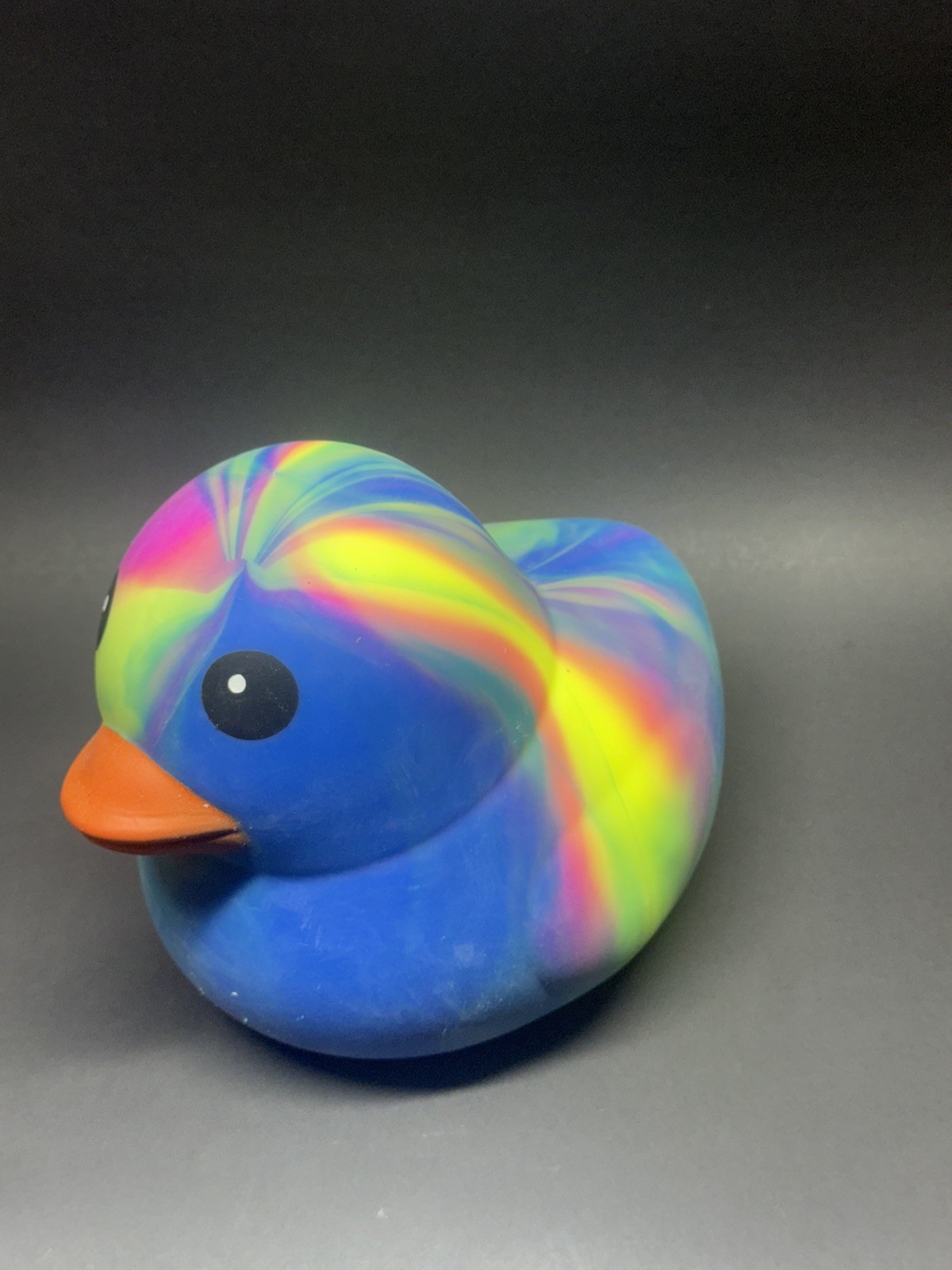 Sunny Days Jumbo Squeezy Duck – Tie-Dye Squishy Stress Relief Toy