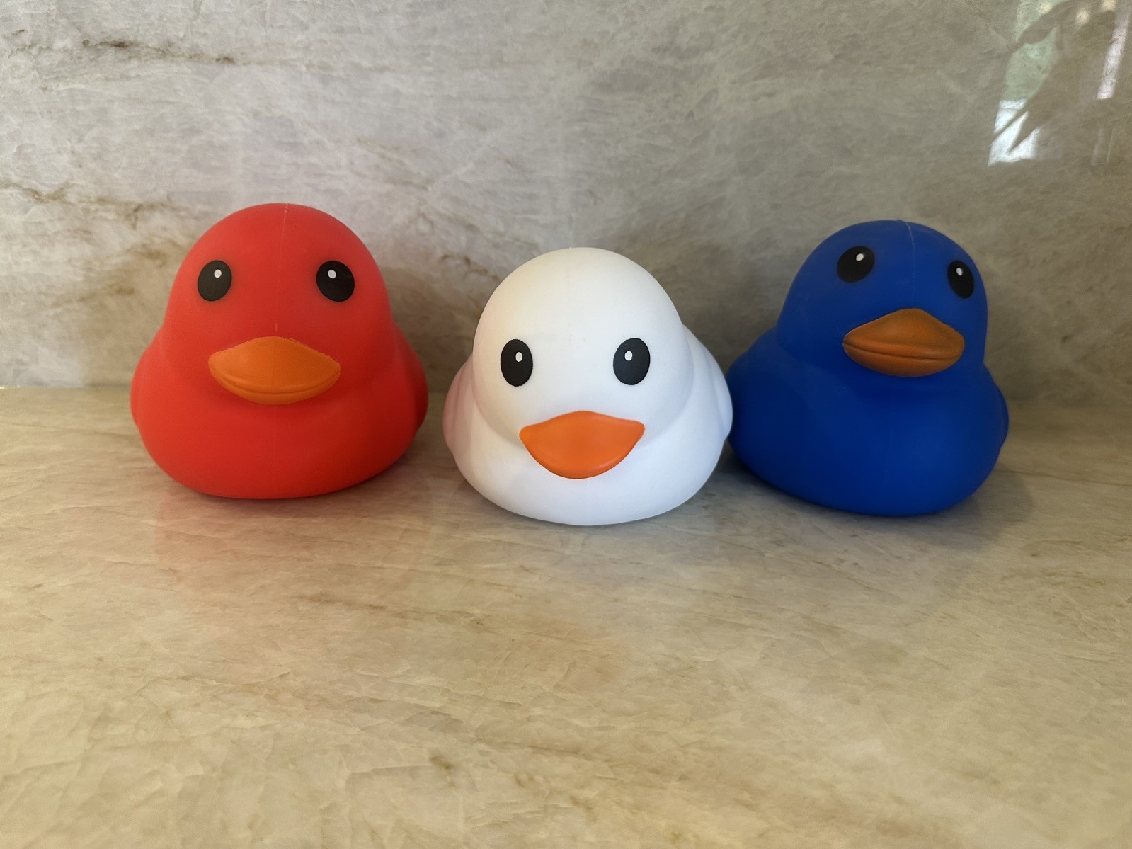 Red White and Blue Sunny Days Duck SET OF 3