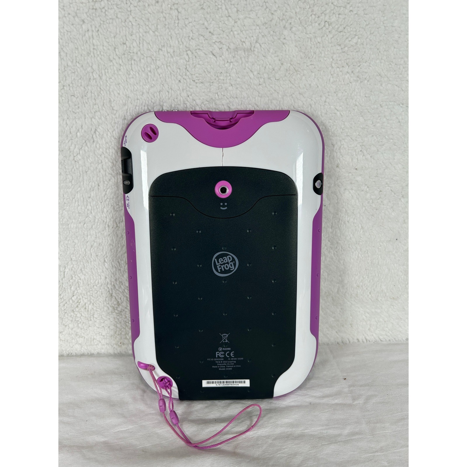 LeapFrog LeapPad Ultra 33300 Kids Learning Tablet Purple White Case Charger Game