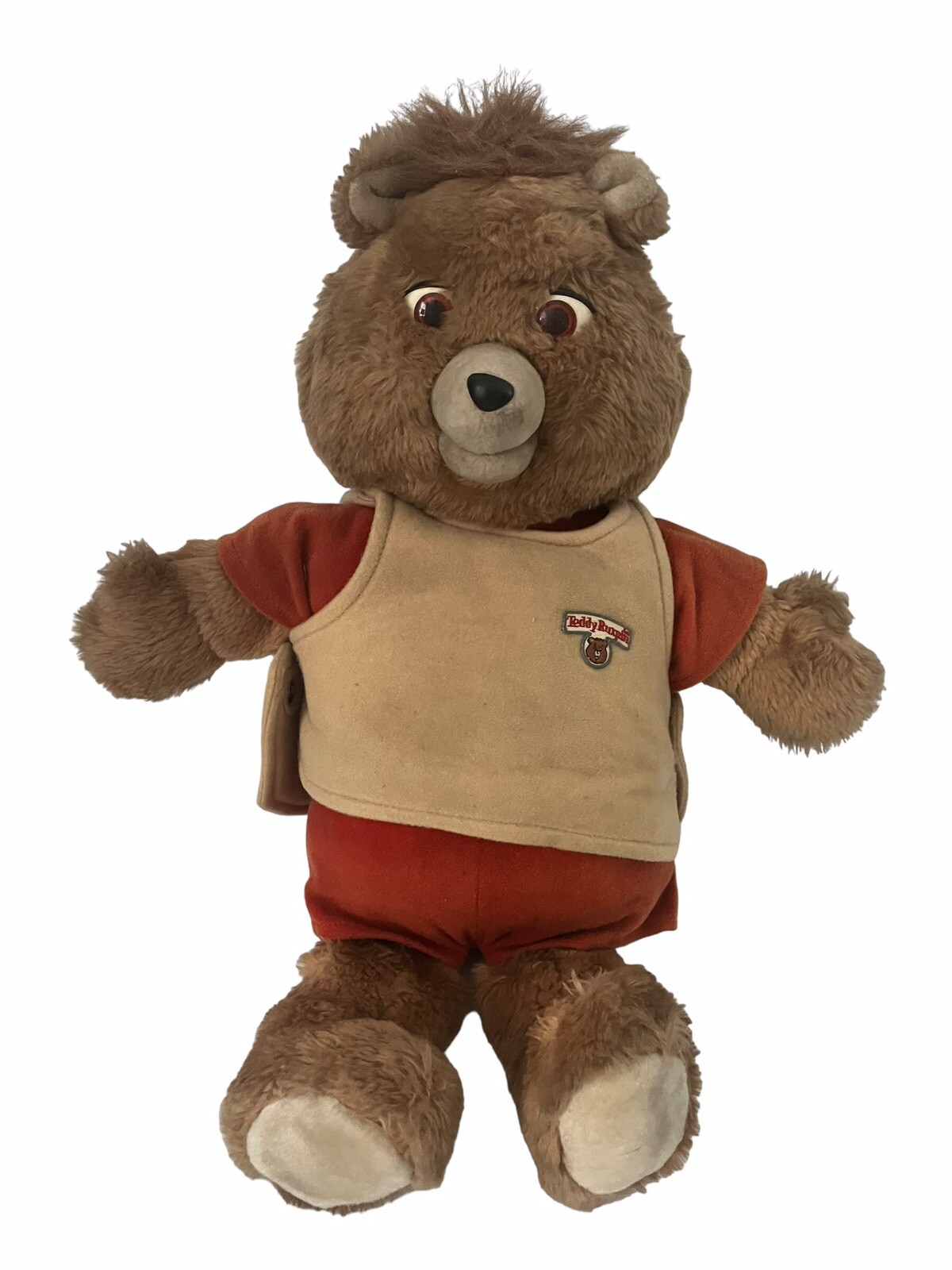 Vintage 1985 Teddy Ruxpin W/ Cassette Player (Untested) Bear Plush