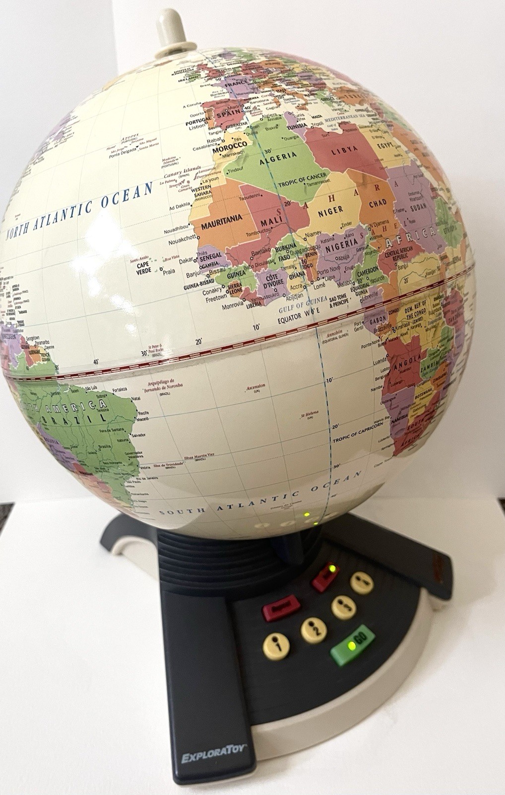 Geo Safari World Interactive Electronic Explorer Toy Geography Learning Toy