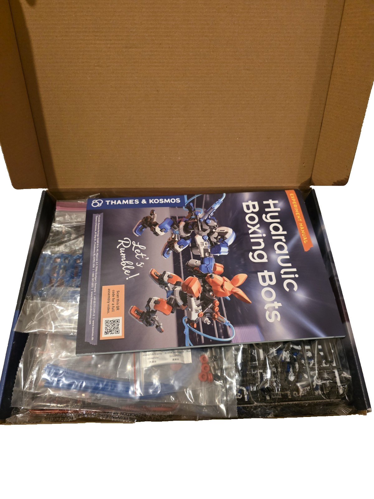Thomas & Kosmos HYDRAULIC BOXING BOTS Stem Experiment Kit- BRAND NEW