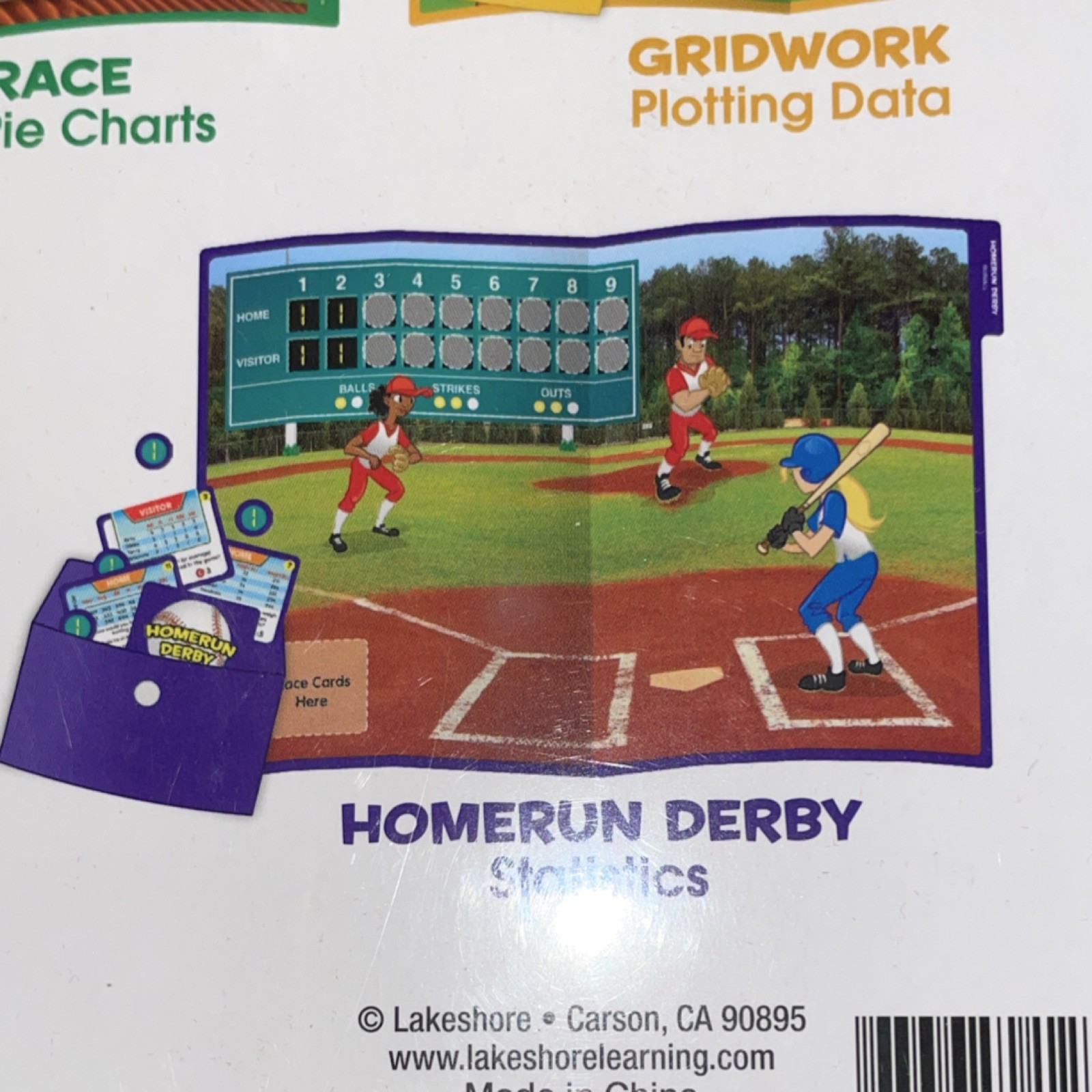Lakeshore Data & Probability Elementary Folder With 10 Games for Ages 9+