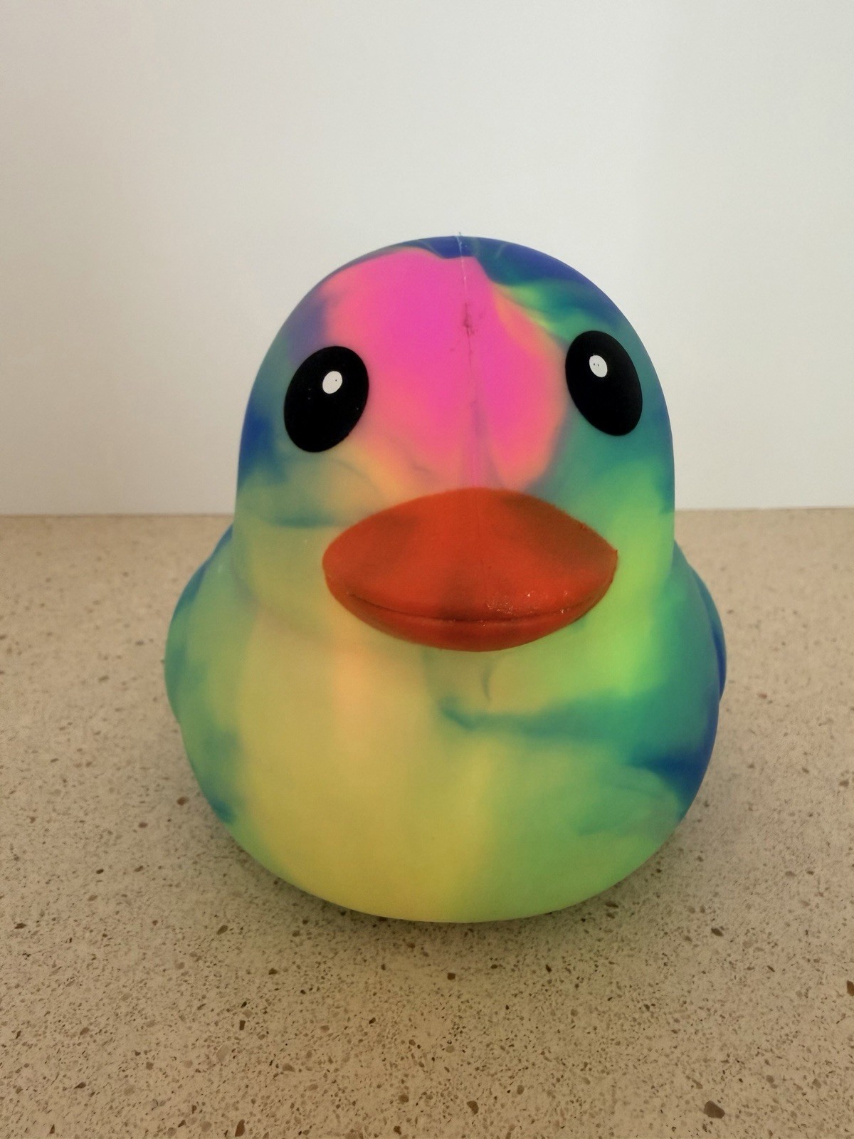 New TikTok Viral Squeeezy Jumbo Squishy Duck Tie-dye Sensory Toy