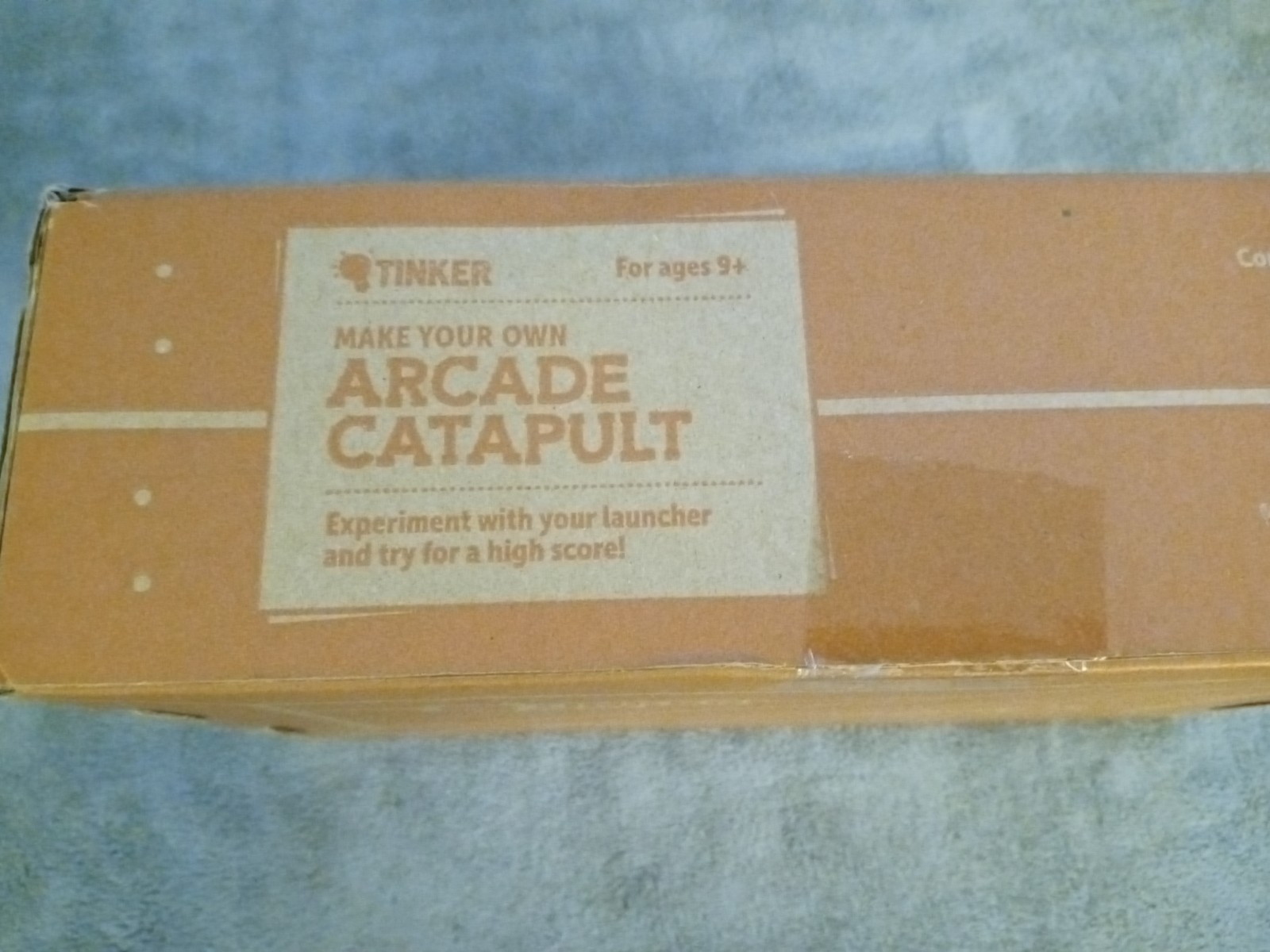 Kiwi Co Tinker Crate Make Your Own Arcade Catapult STEM Build Kit Age 9+ NOB