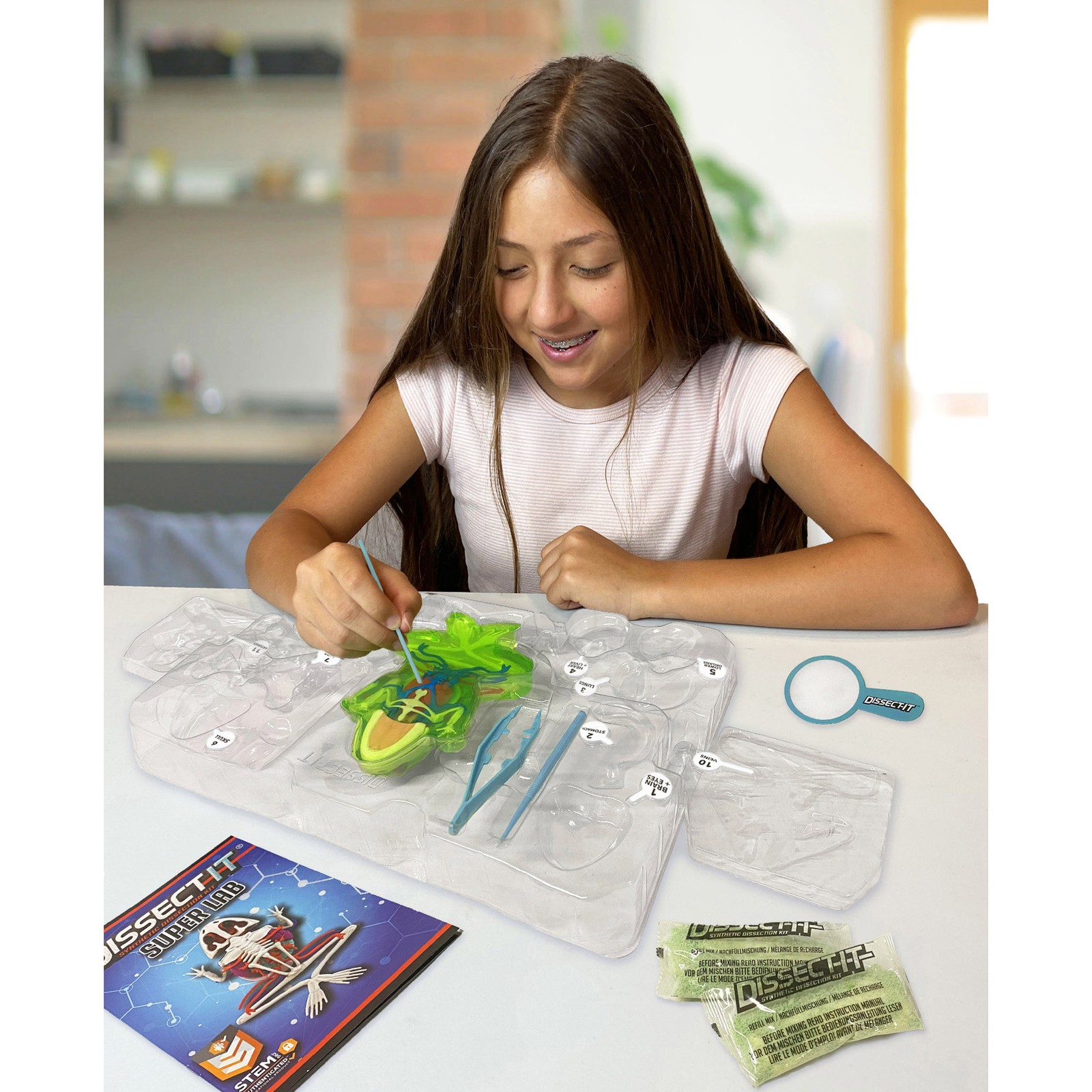 Top Secret Toys: Dissect-It, Deluxe Super Frog Lab, Science Kit, Kids