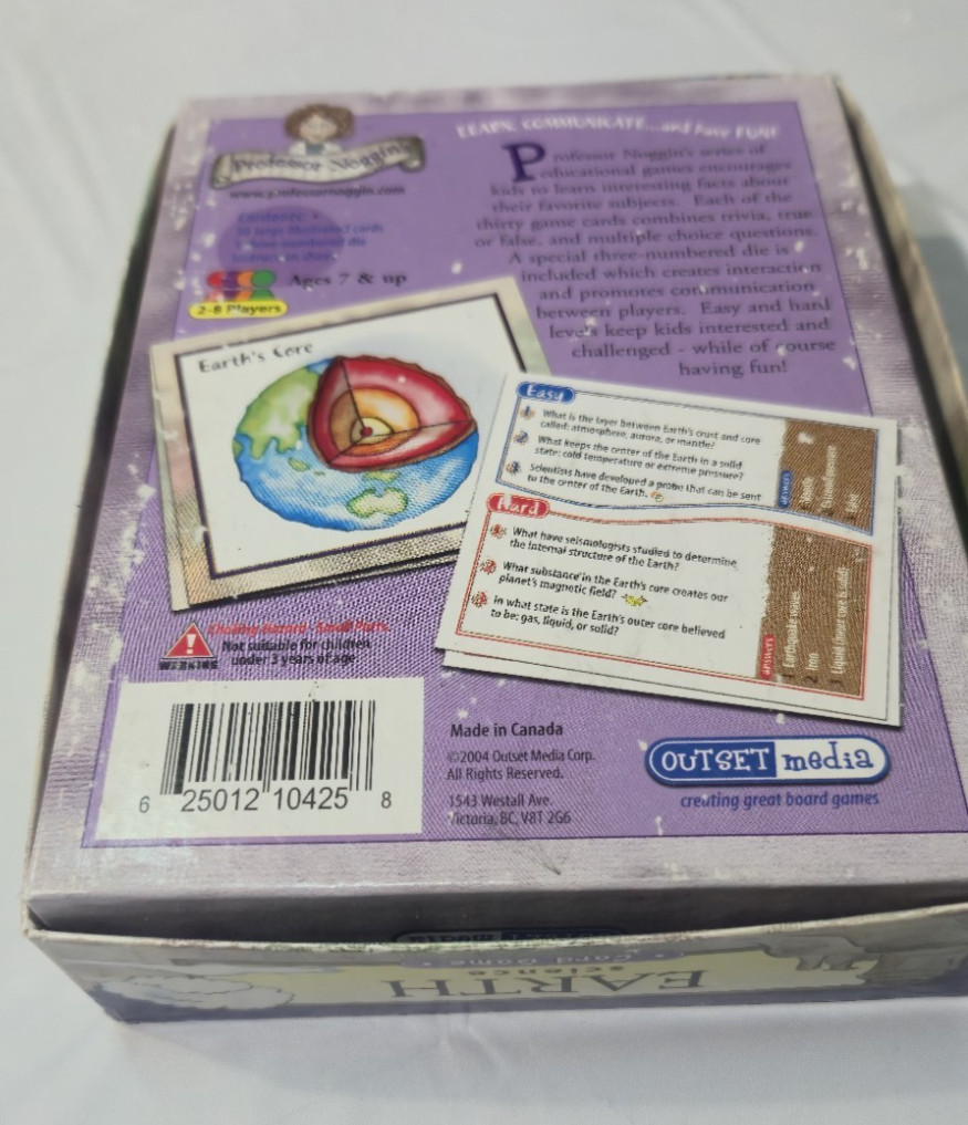 Professor Noggins Earth Science Educational Card Game