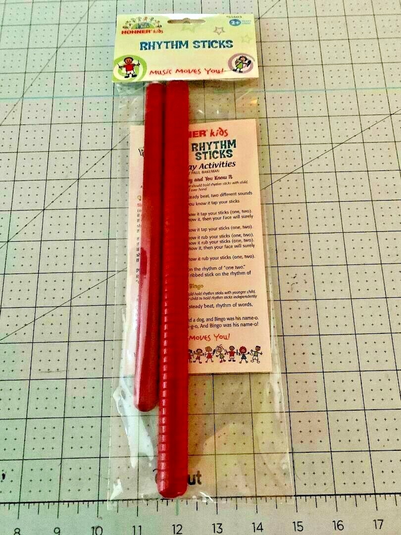 Musical Toys for Kids, Rhythm Sticks, Preschool 3-5 years, 1 set