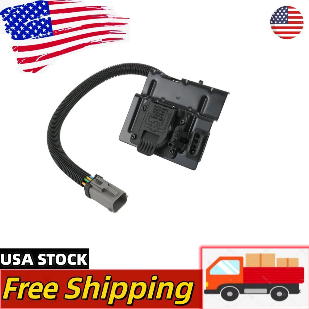 4 & 7 Pin Trailer Tow Wiring Harness Plug Fit for 1999-2001 Ford F250 F3