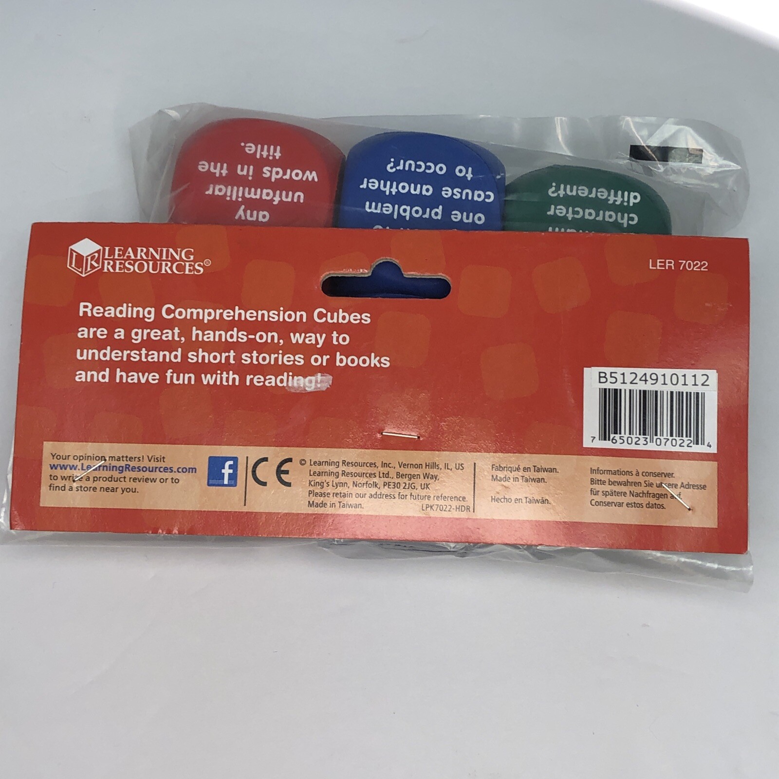 Learning Resources Conversation Cubes