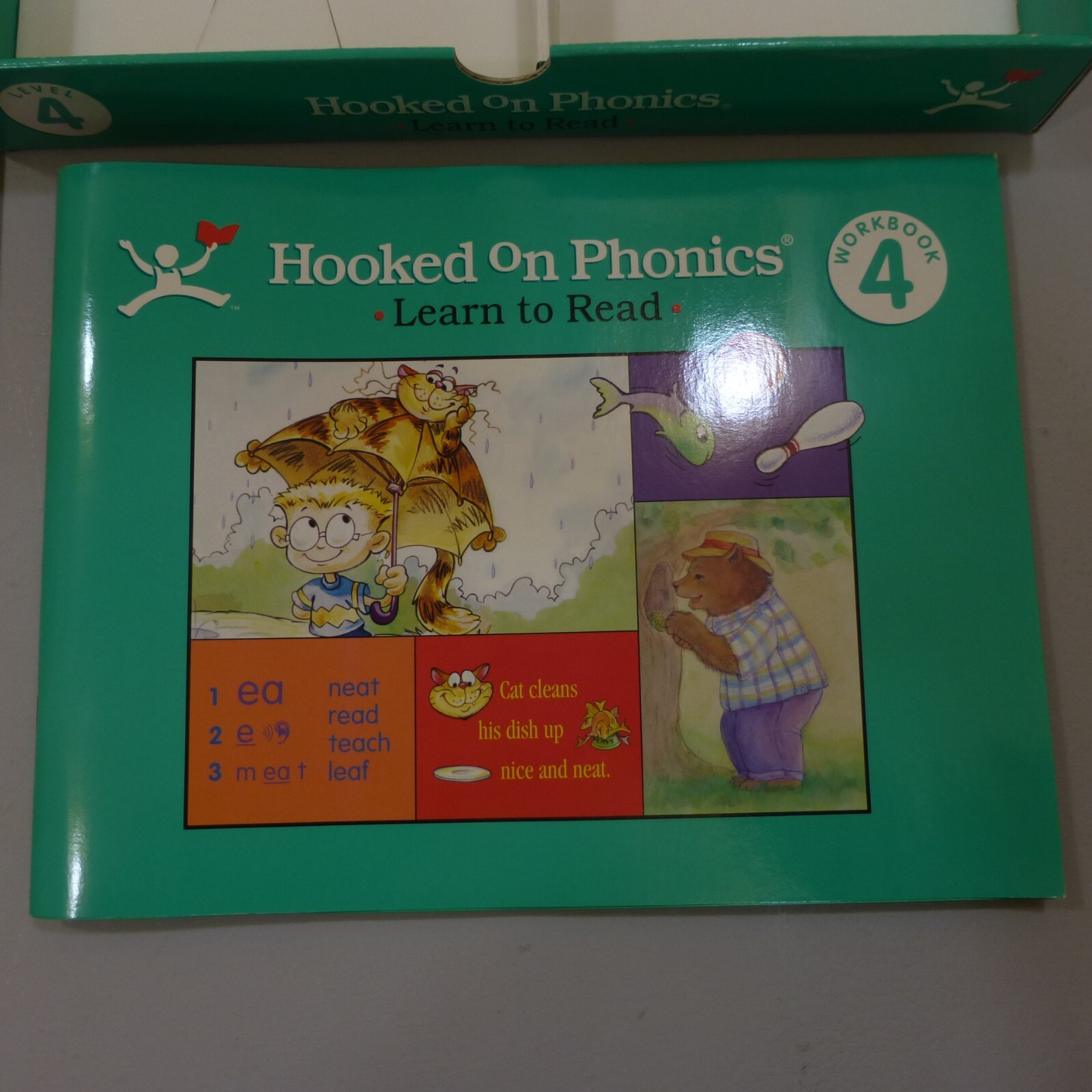 Hooked On Phonics Learn to Read Level 4 Complete Unused Set Home School Books