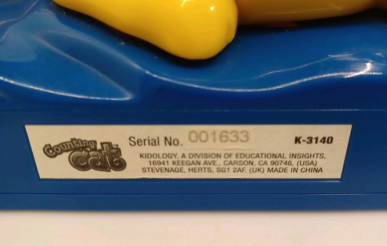 Kidology Educational Toy Counting Cat Count, Add & Subtract