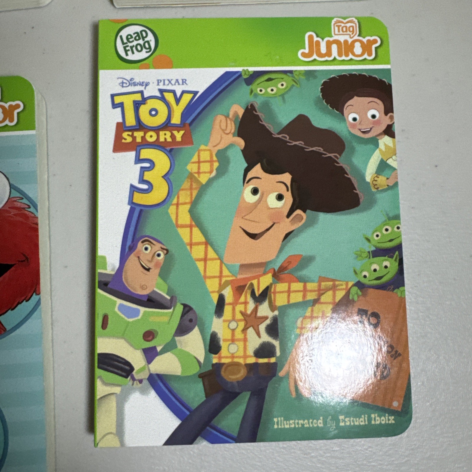 LeapFrog Tag Junior Lot 5 Books And Carrying Case Sesame Street, Pooh, Toy Story