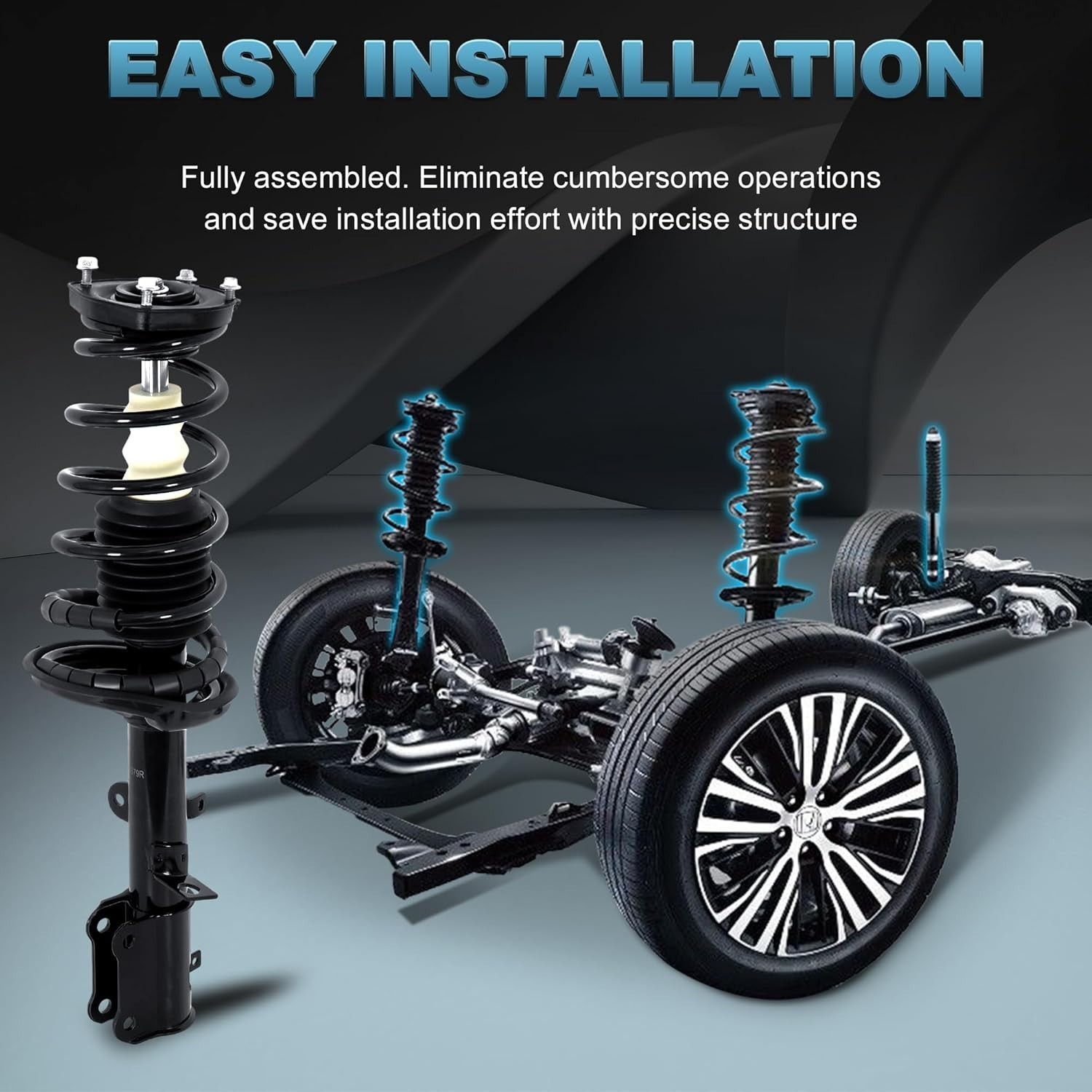 Front Struts Rear Shocks Compatible For 1993-02 Toyota Corolla Chevrolet Prizm