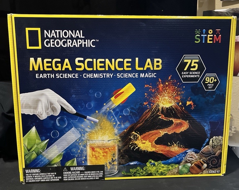 National Geographic Mega Science Lab – Science Kit for Kids with 130+ Easy Ex…