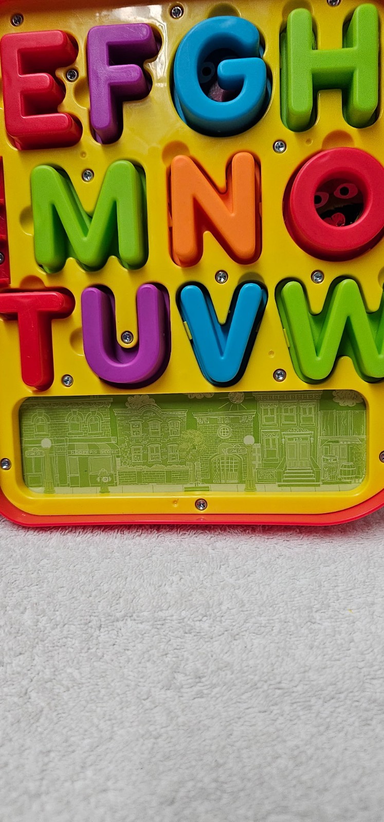 Sesame Street Elmo On The Go ABC Alphabet Letters in Carrying Case Complete