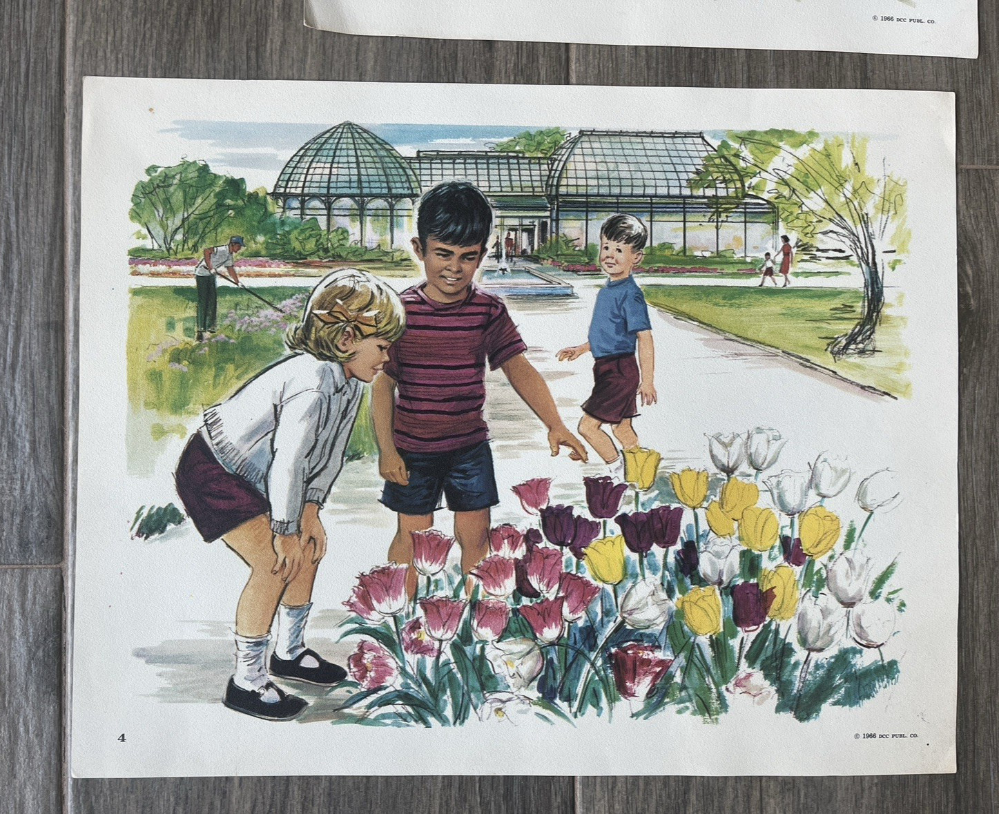 9 Vintage 1966 Original School Teaching Posters DCC Publ Children Playing/Safety