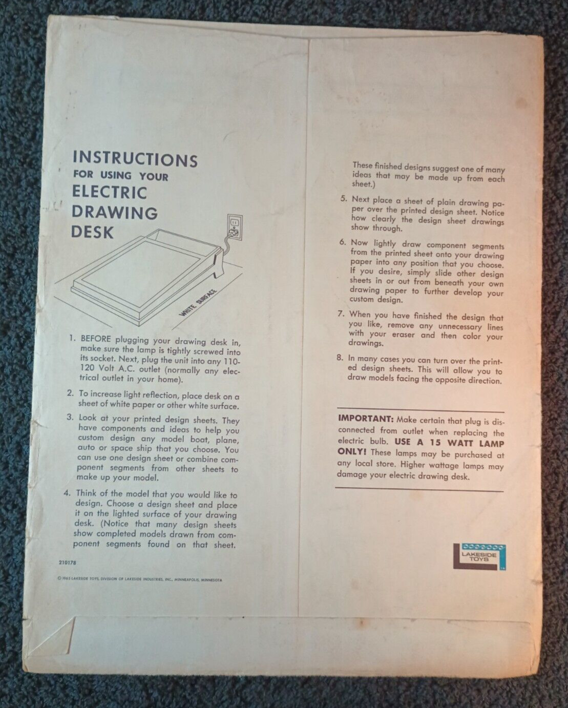 1965 Modern Designer #8264 tracing transparencies 8 1/2 x 11 homeschooling art