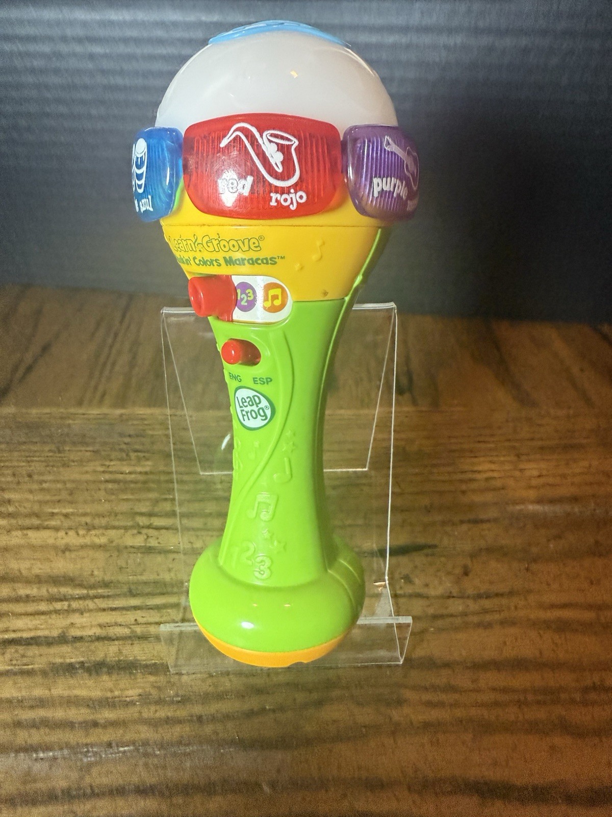 1 LeapFrog Baby Learn&Groove Shakin Maraca English/Spanish Music (Works)