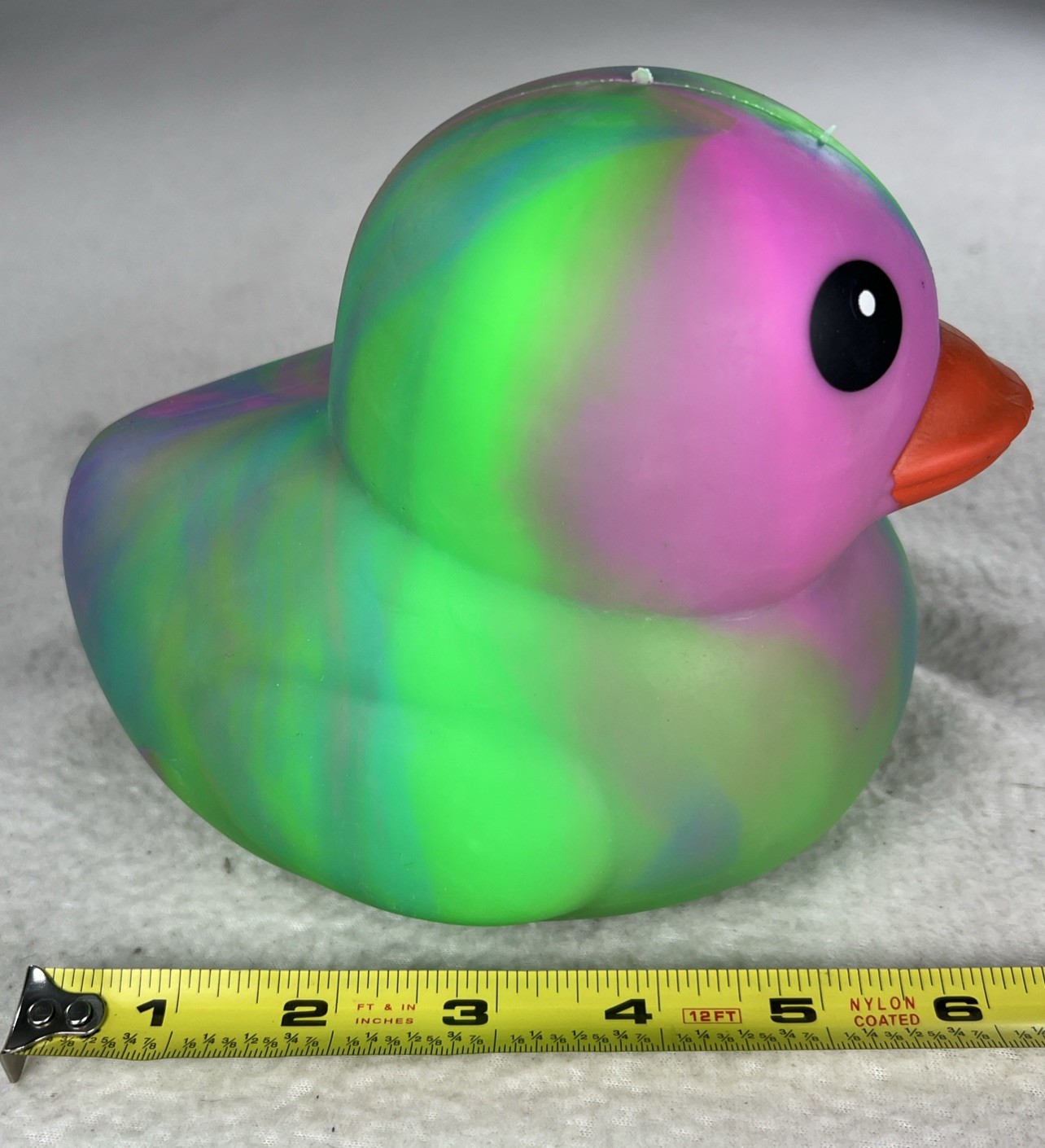 Sunny Days Jumbo Squeezy Duck Tie-Dye Squishy Toy New With Tags Authentic