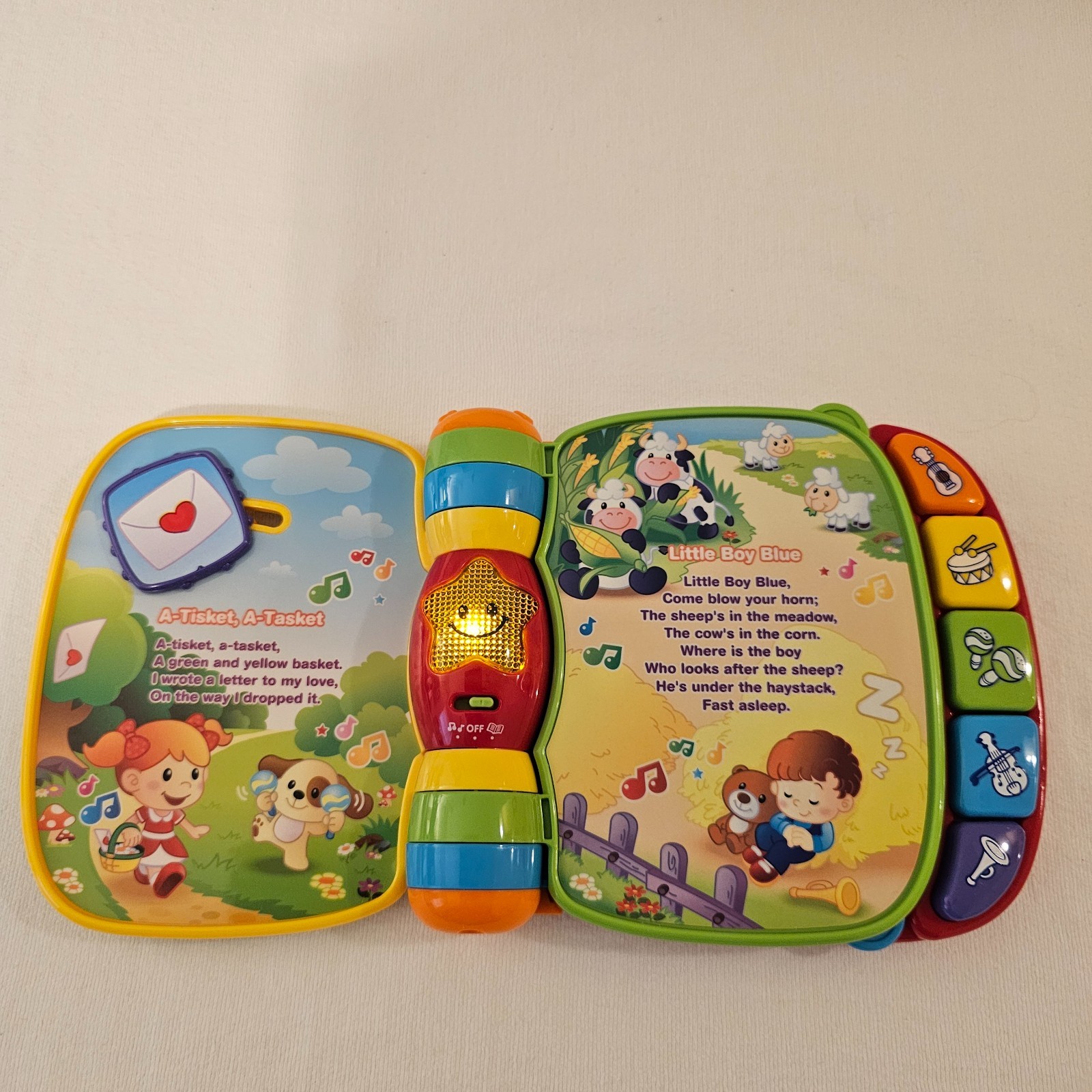 Vtech Musical Rhymes Book ages 6 to 36 months