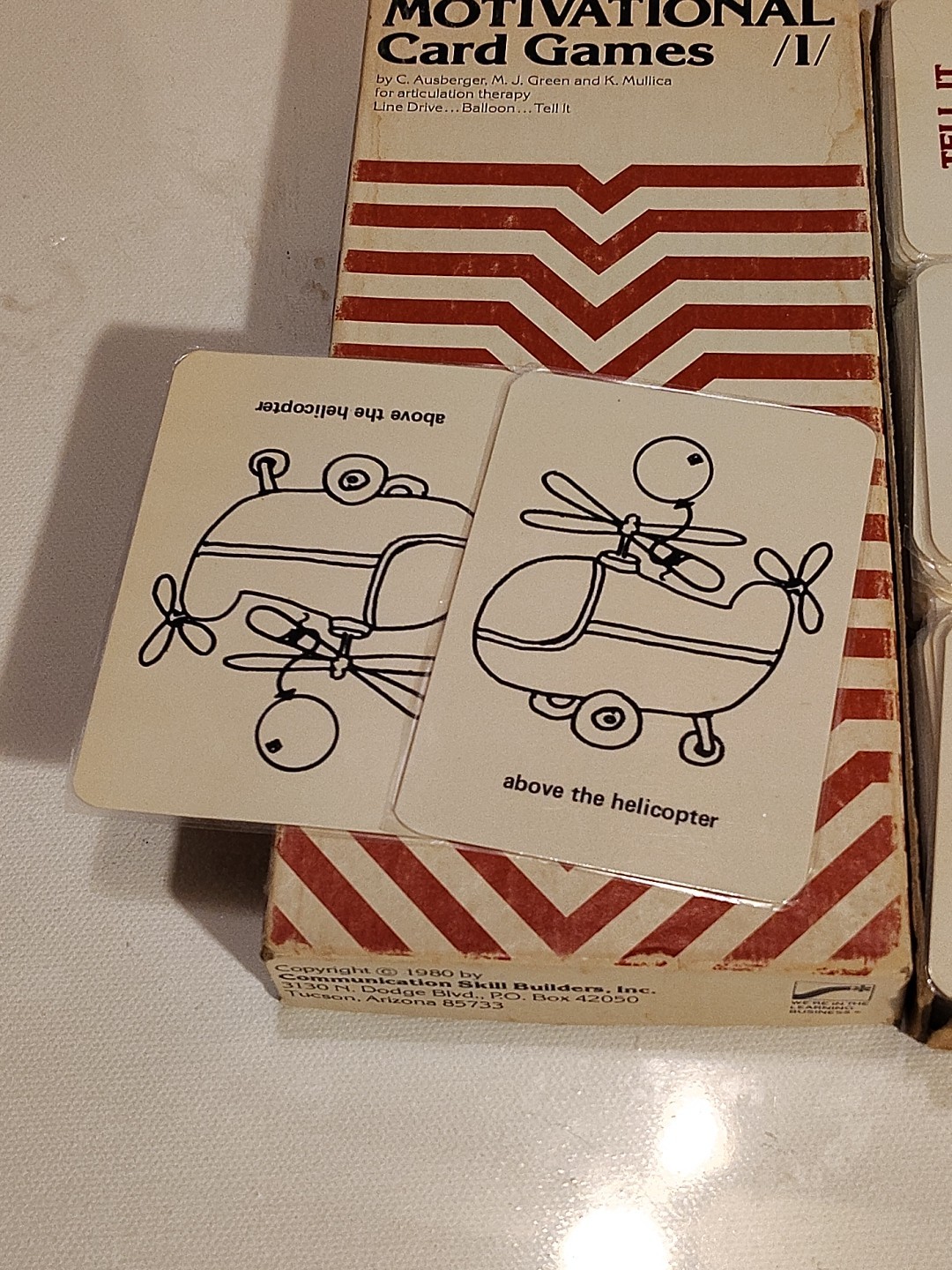 Rare Vintage 1979 Speech Articulation Therapy L Sounds Motivational Card Games