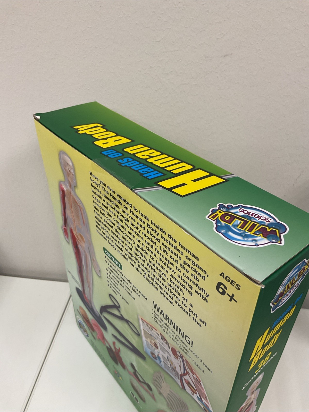 Wild! Science Hands On Human Body Anatomy Learning Activity Kit New & Sealed G35